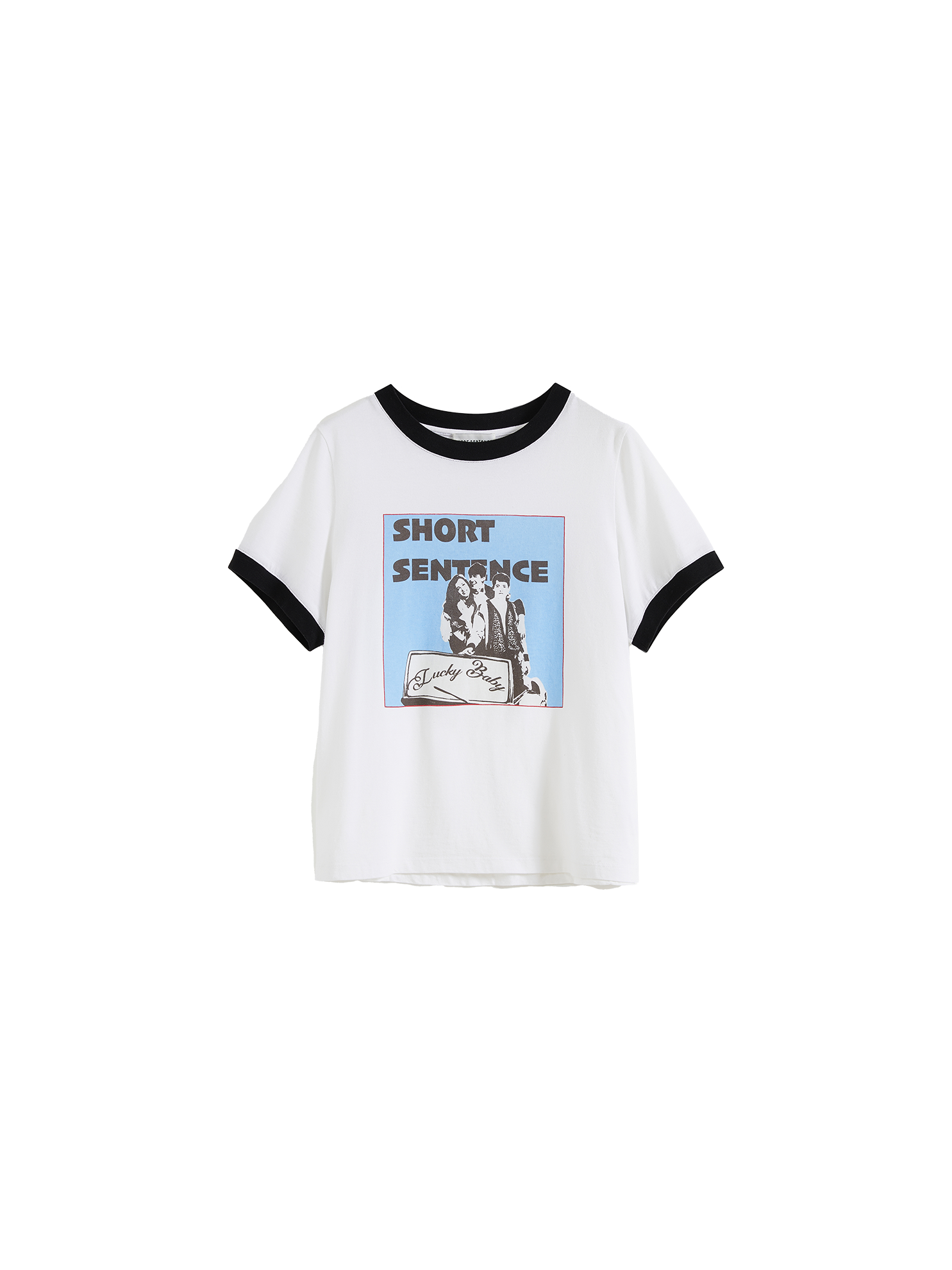 Colorblock Poster Print T-shirt