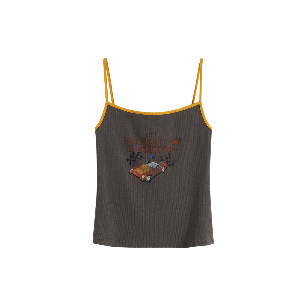 Printed Slim‑fit Tank Top