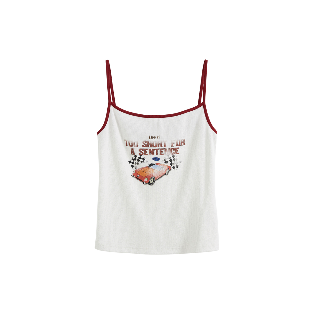 Printed Slim‑fit Tank Top