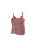 Side Placket Pinstripe Knit Vest