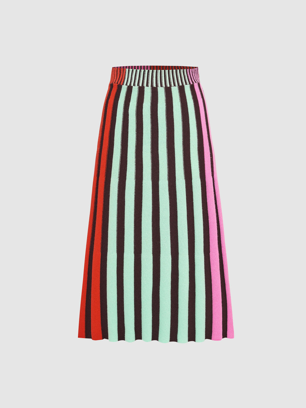 Vertical striped knit Skirt - 6