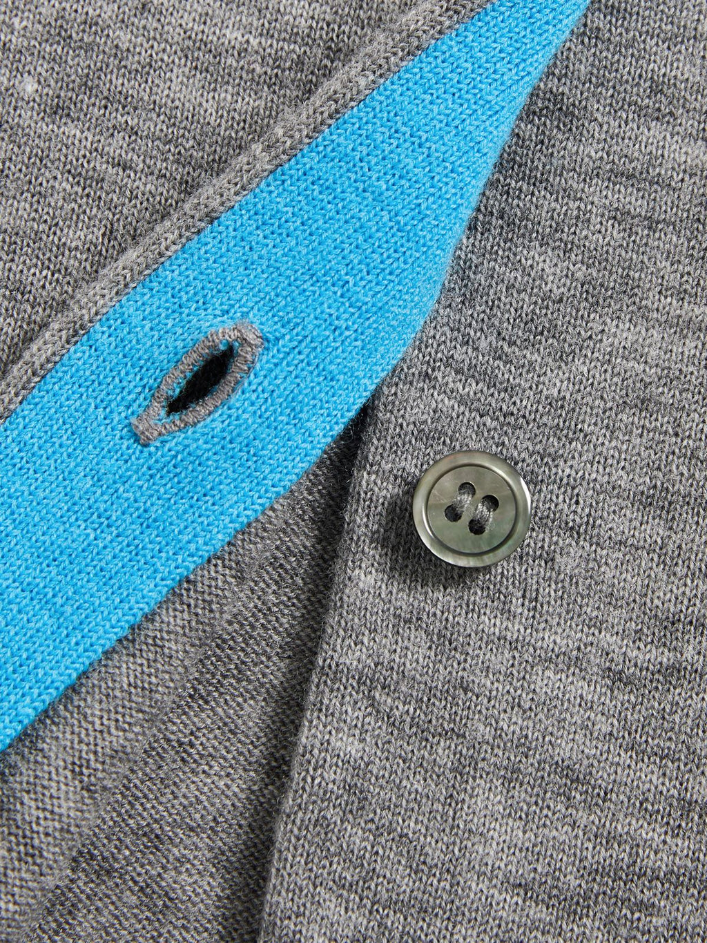 Colorblock Wool Knit Cardigan - 8