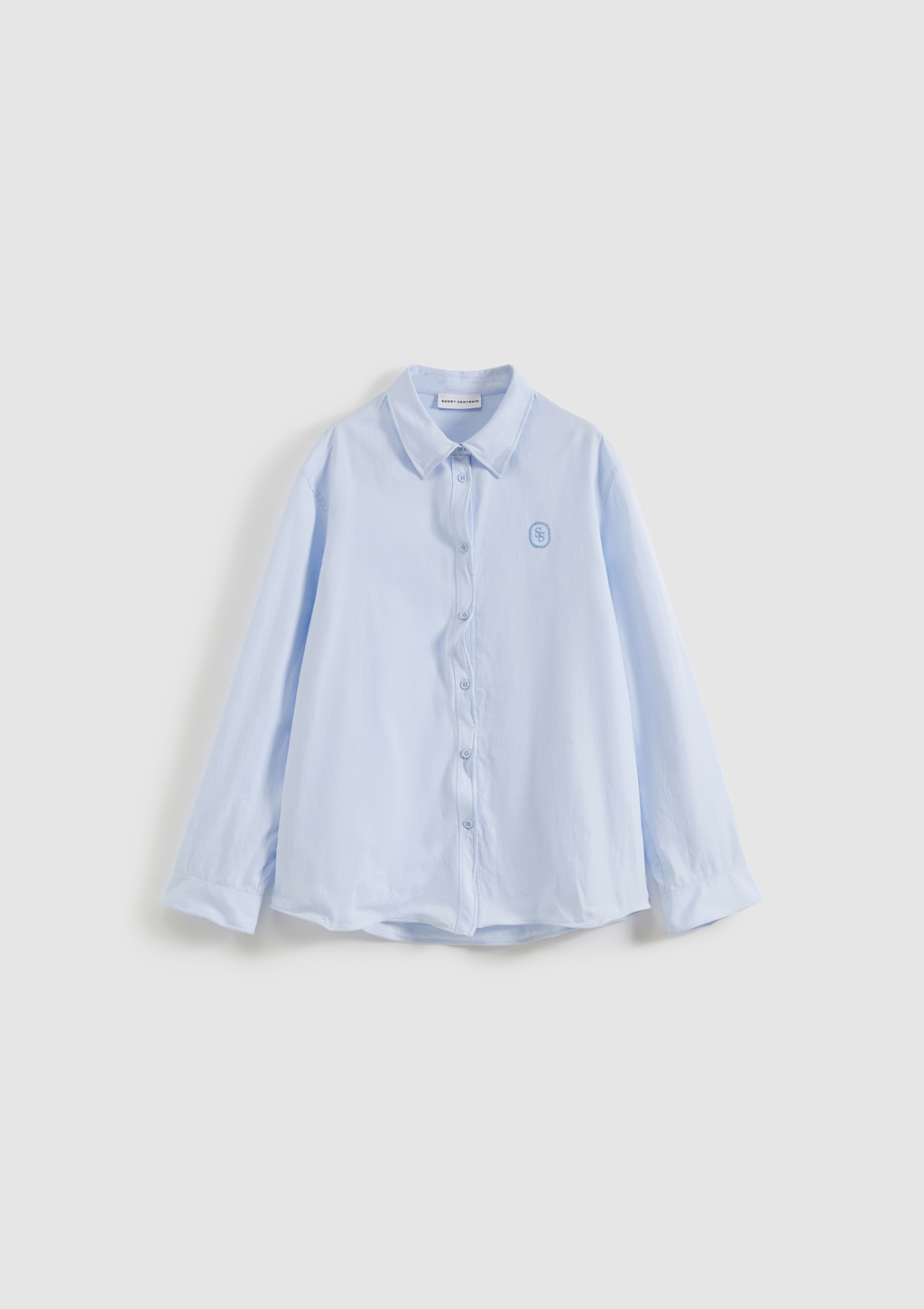 Twisted Placket Long Sleeve Shirt