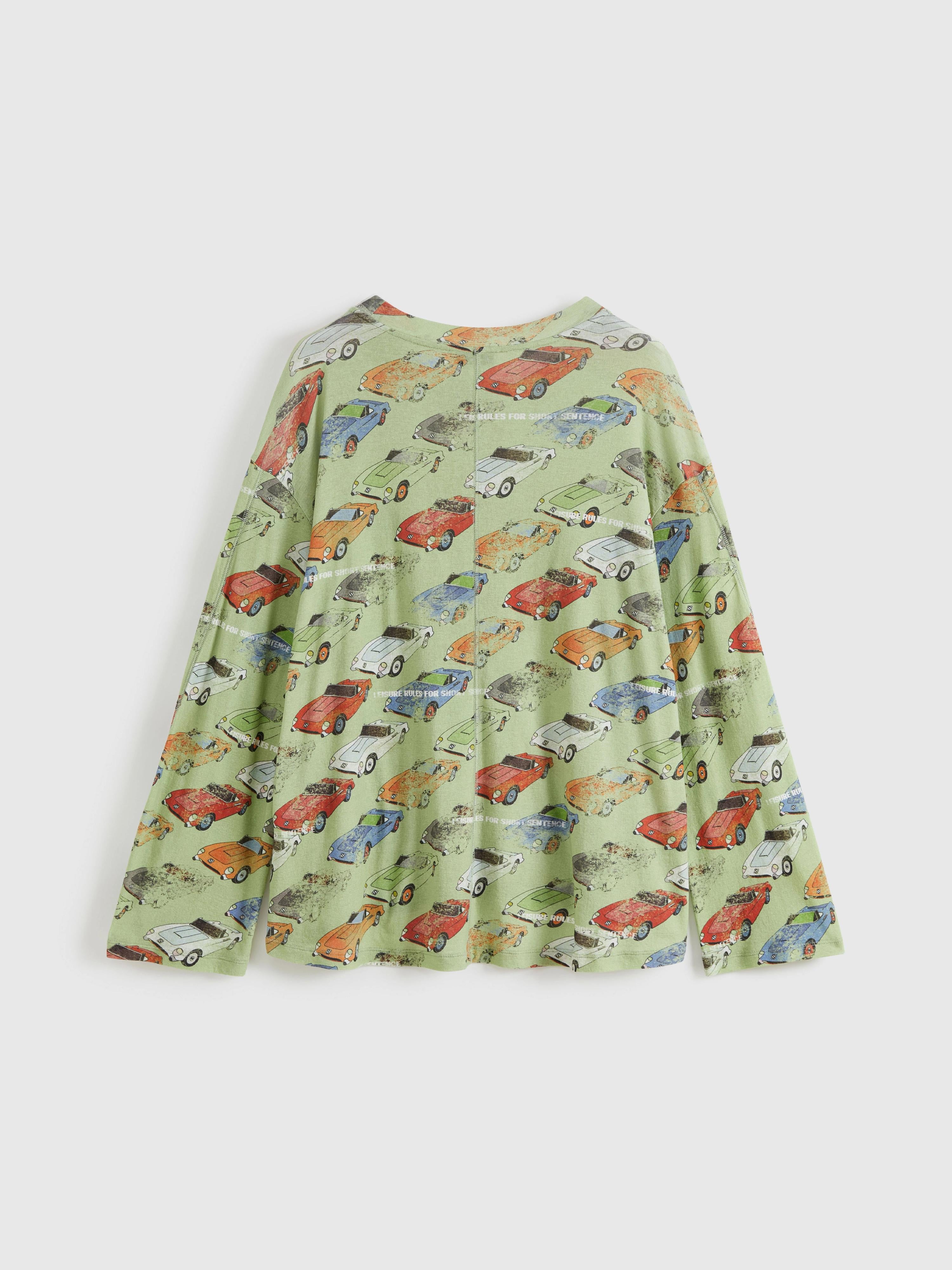 Oversized Car‑Print T‑shirt - 9