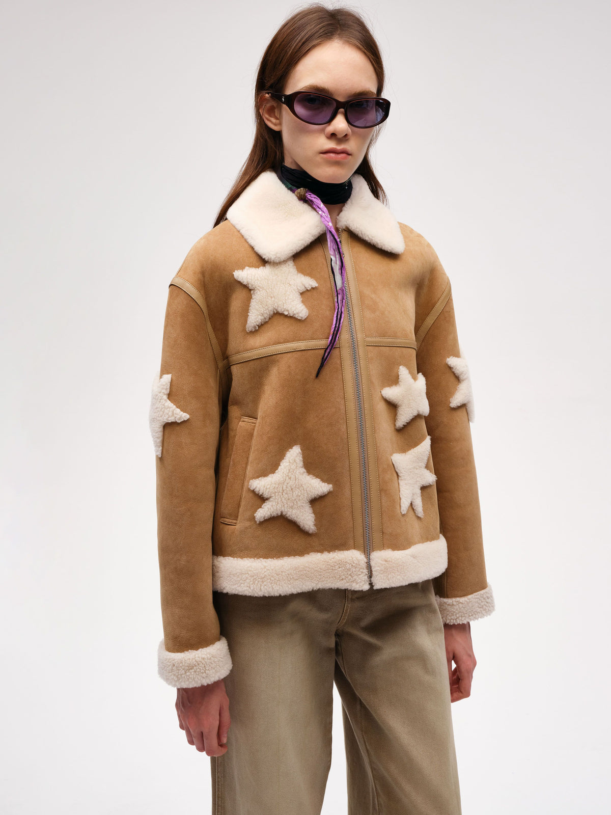 Star Shearling Jacket - 5