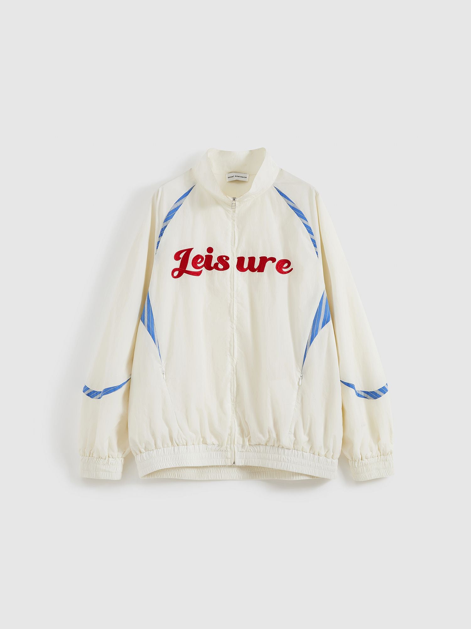 Lettering Embroidered Nylon Jacket - 8