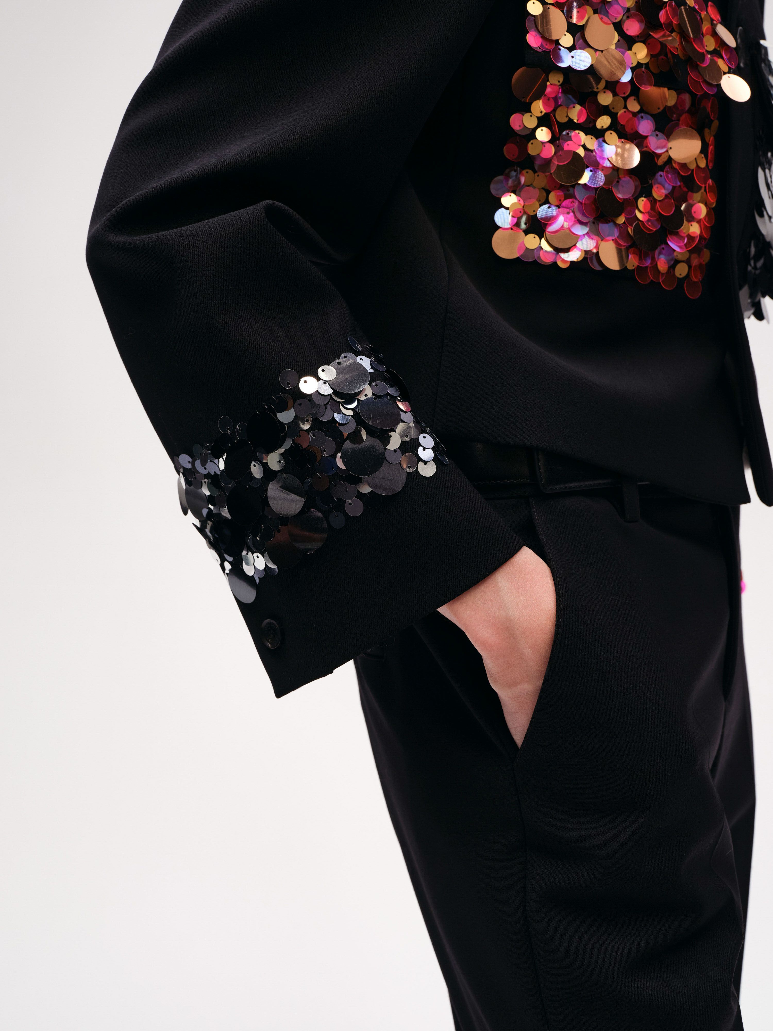 Sequin Short Jacket - 4