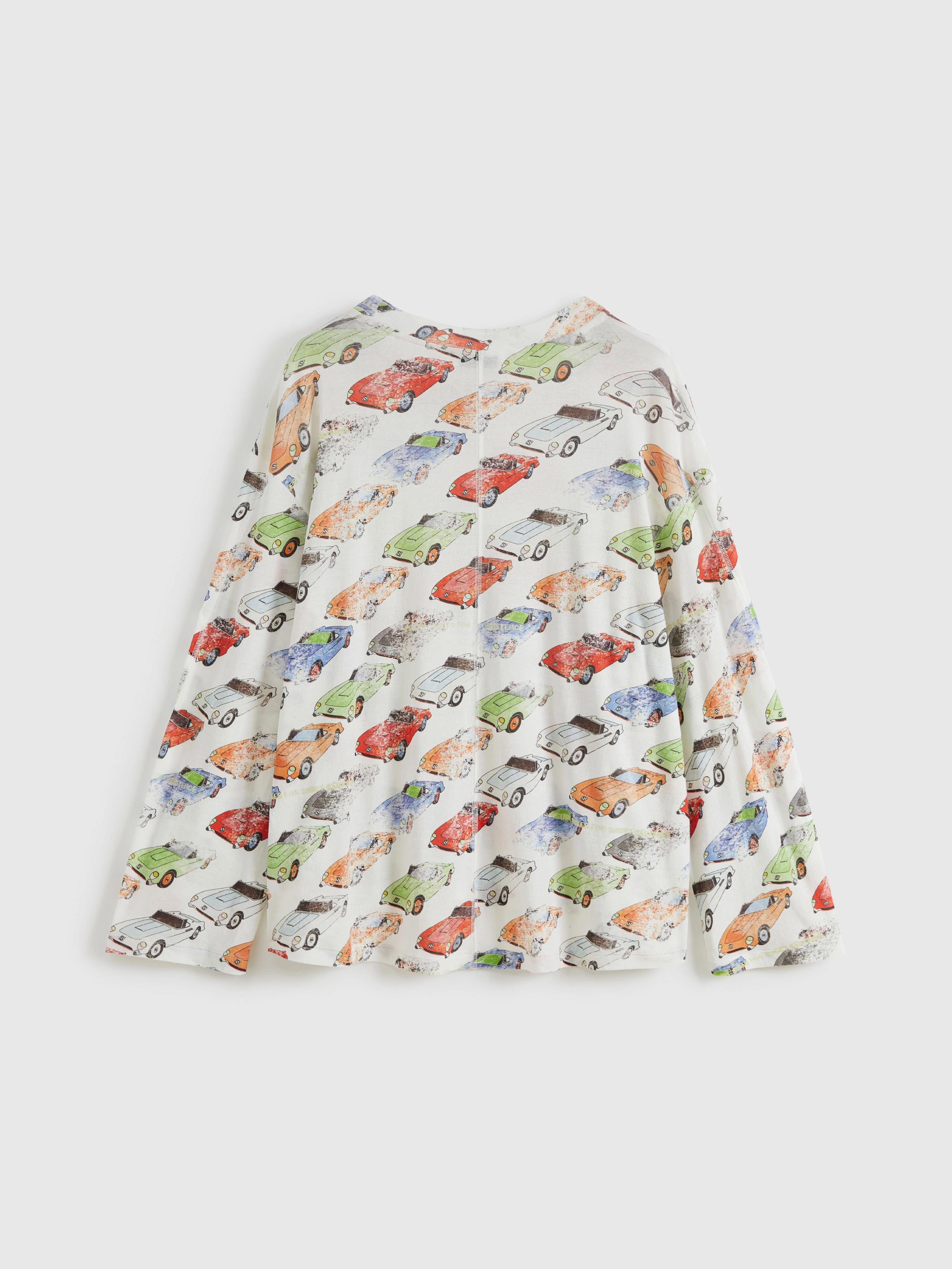 Oversized Car‑Print T‑shirt - 8