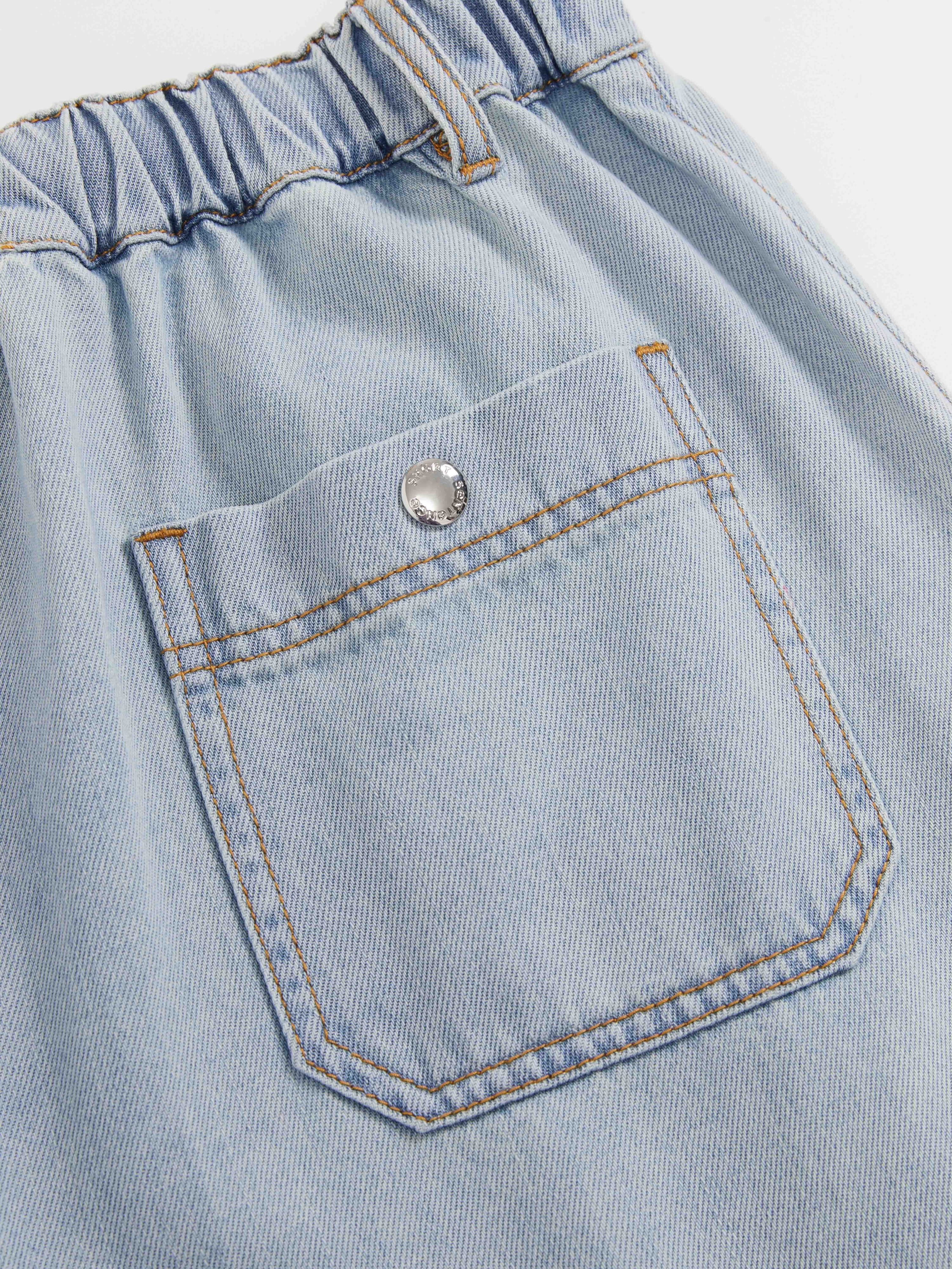 Drawstring Tencel Denim Jeans - 6