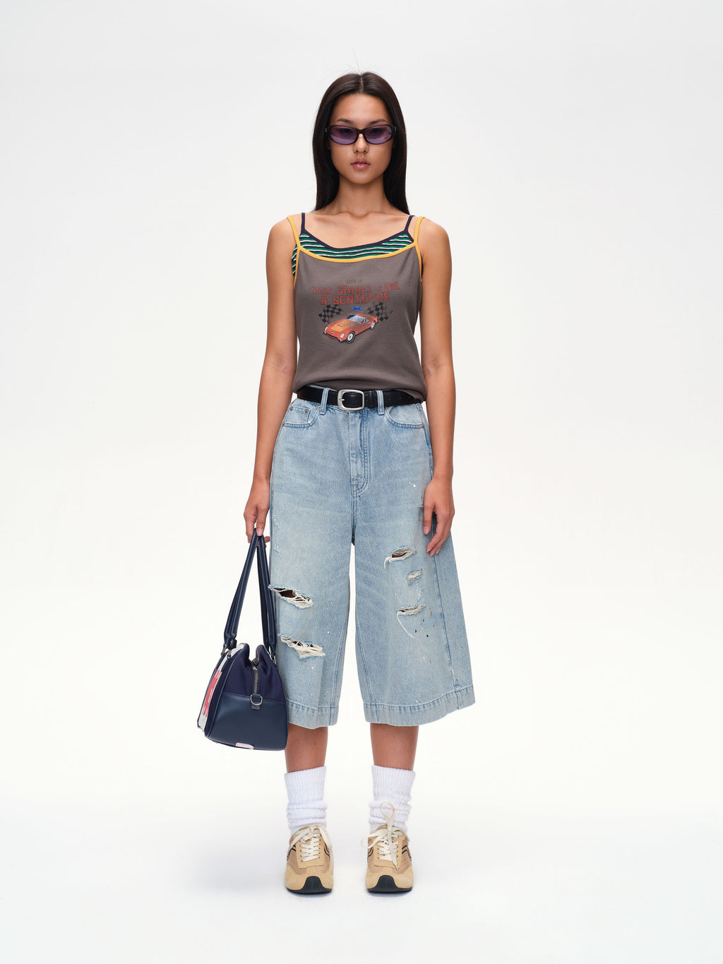 Printed Slim‑fit Tank Top - 2
