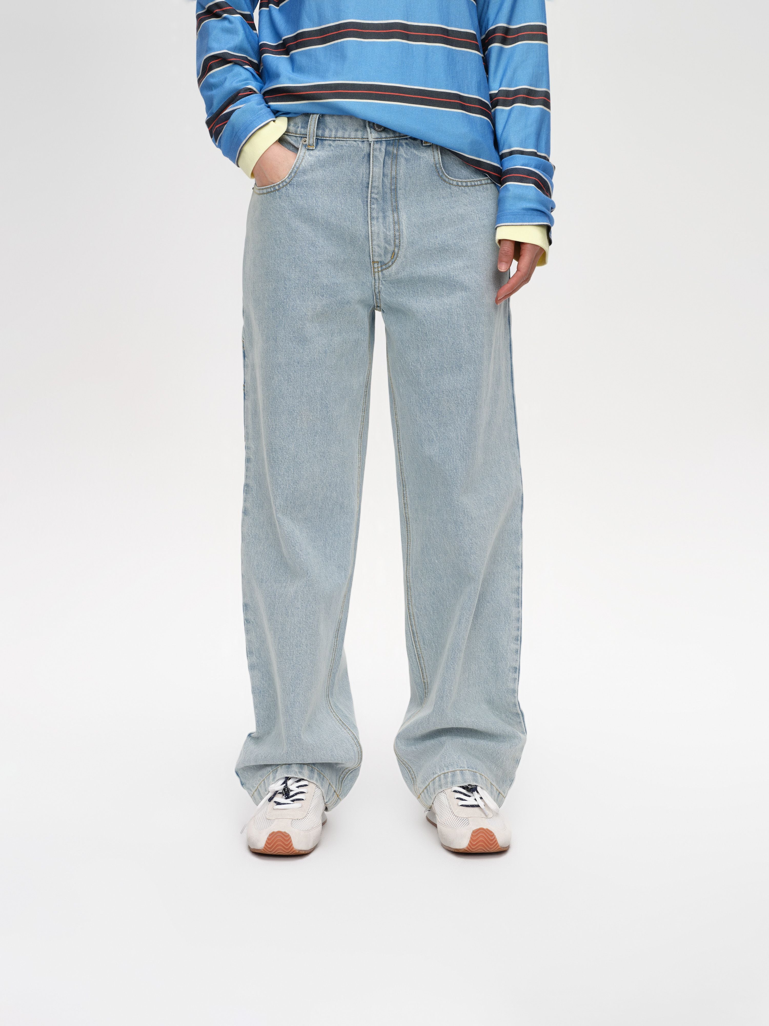 Low‑Rise Work Jeans - 1