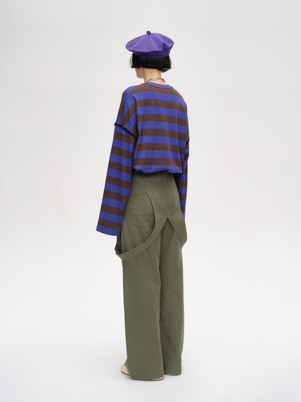 Embroidered Striped T‑Shirt - 4