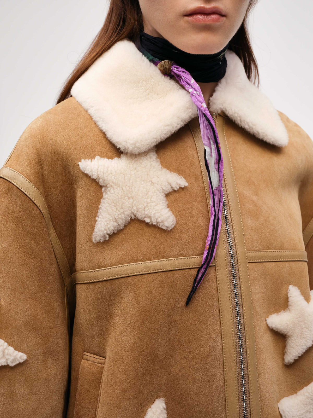 Star Shearling Jacket - 4
