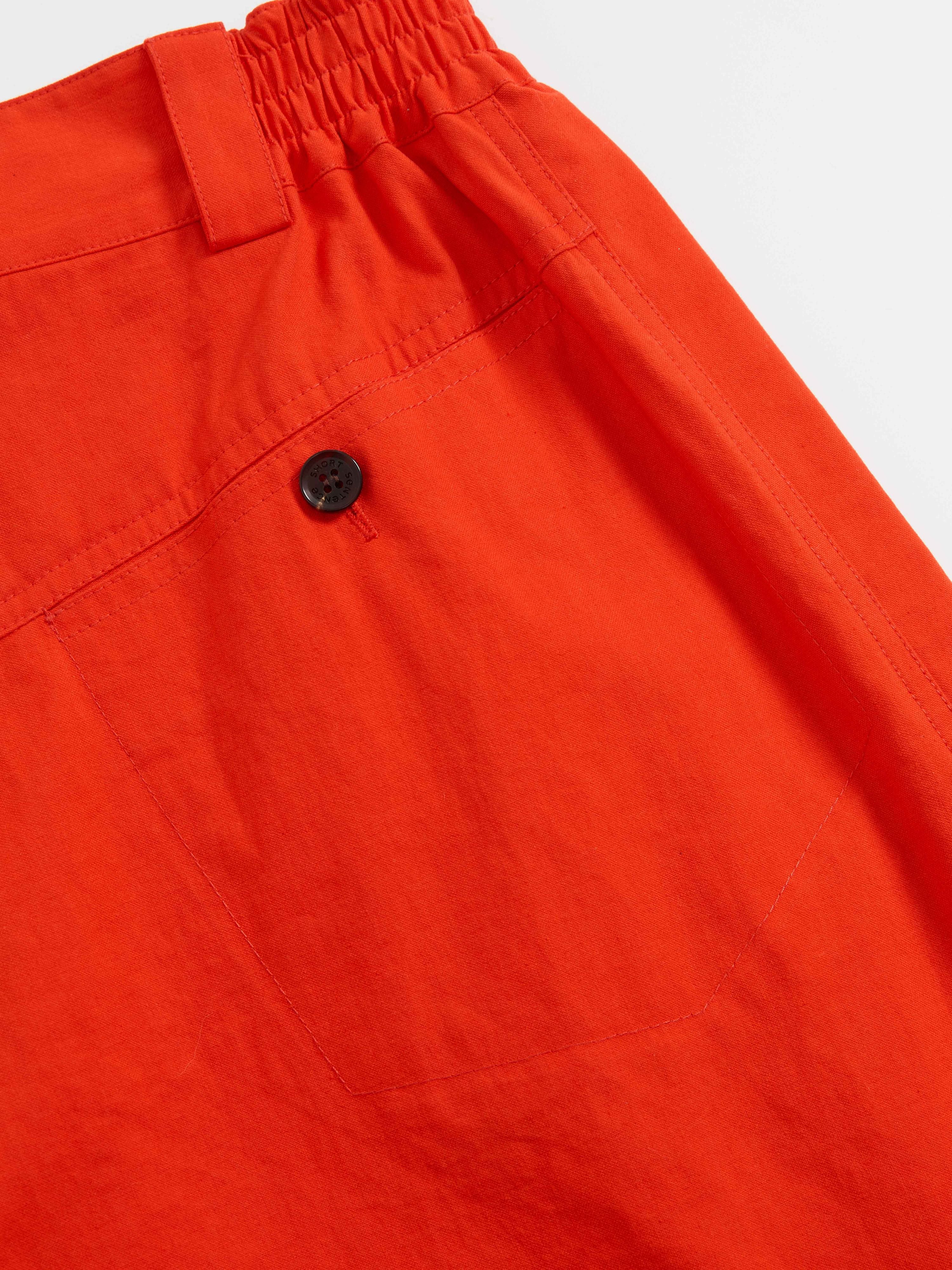 Pleated Elastic-waist Shorts - 3