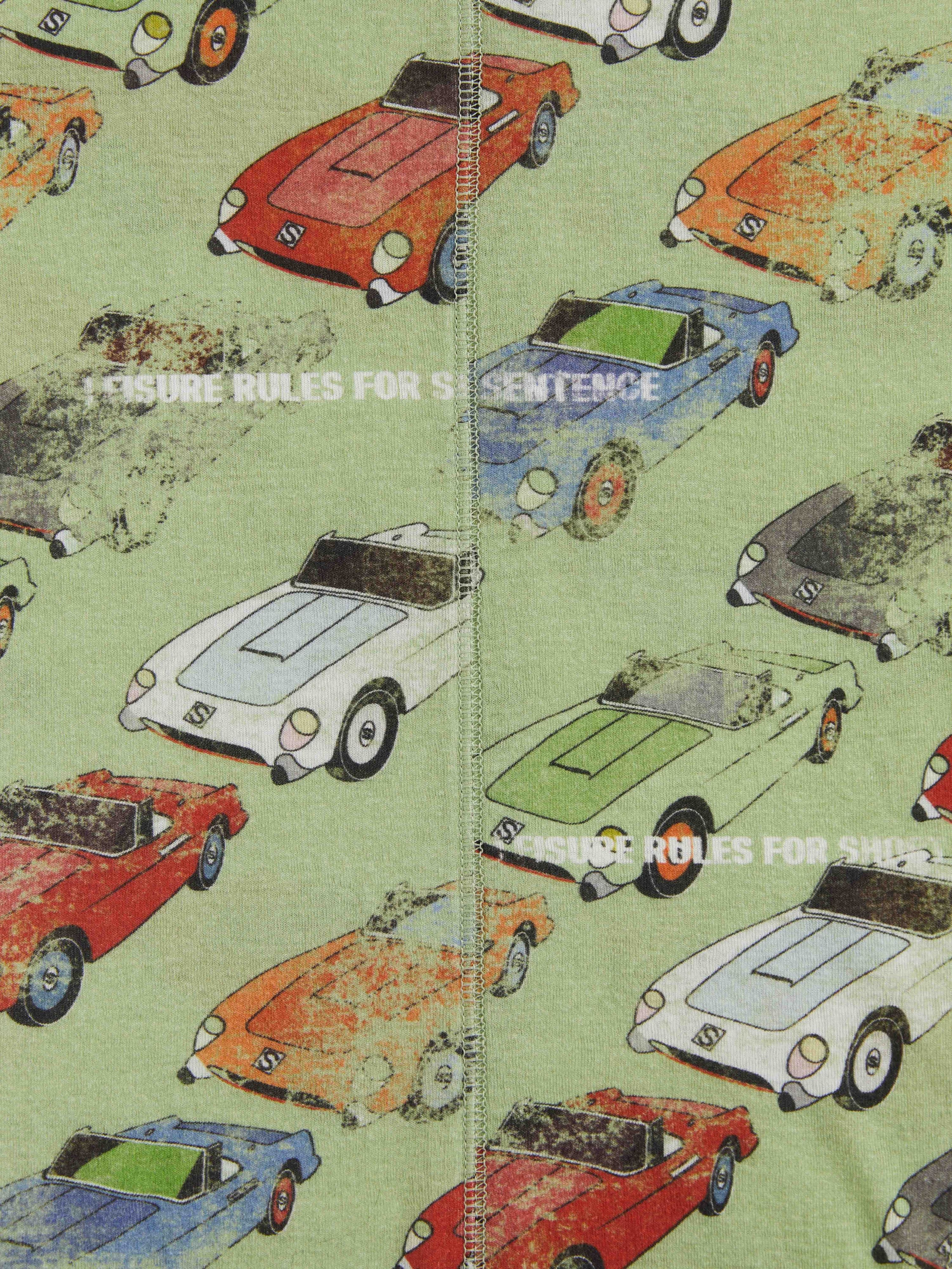 Oversized Car‑Print T‑shirt - 6