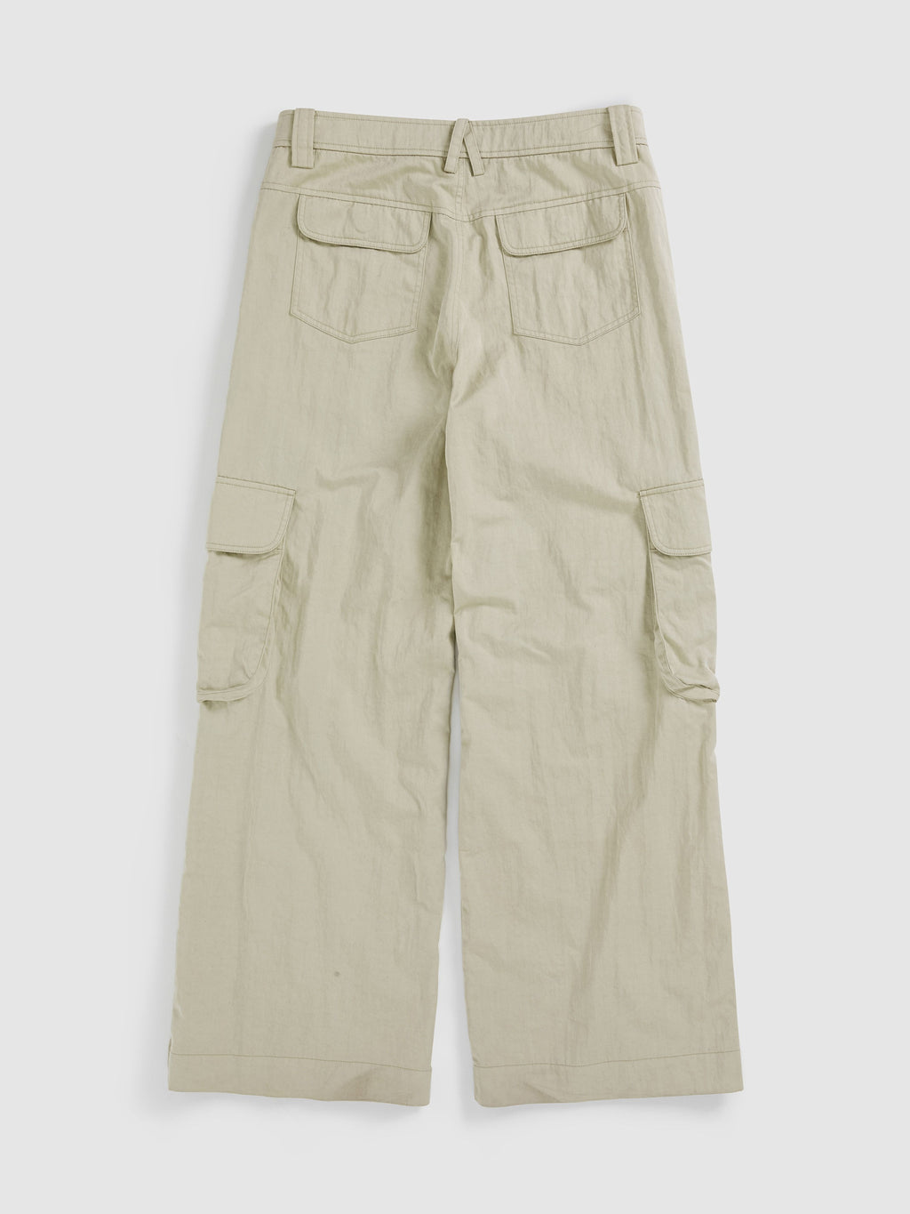 Distressed Washed Cargo Trousers - 8