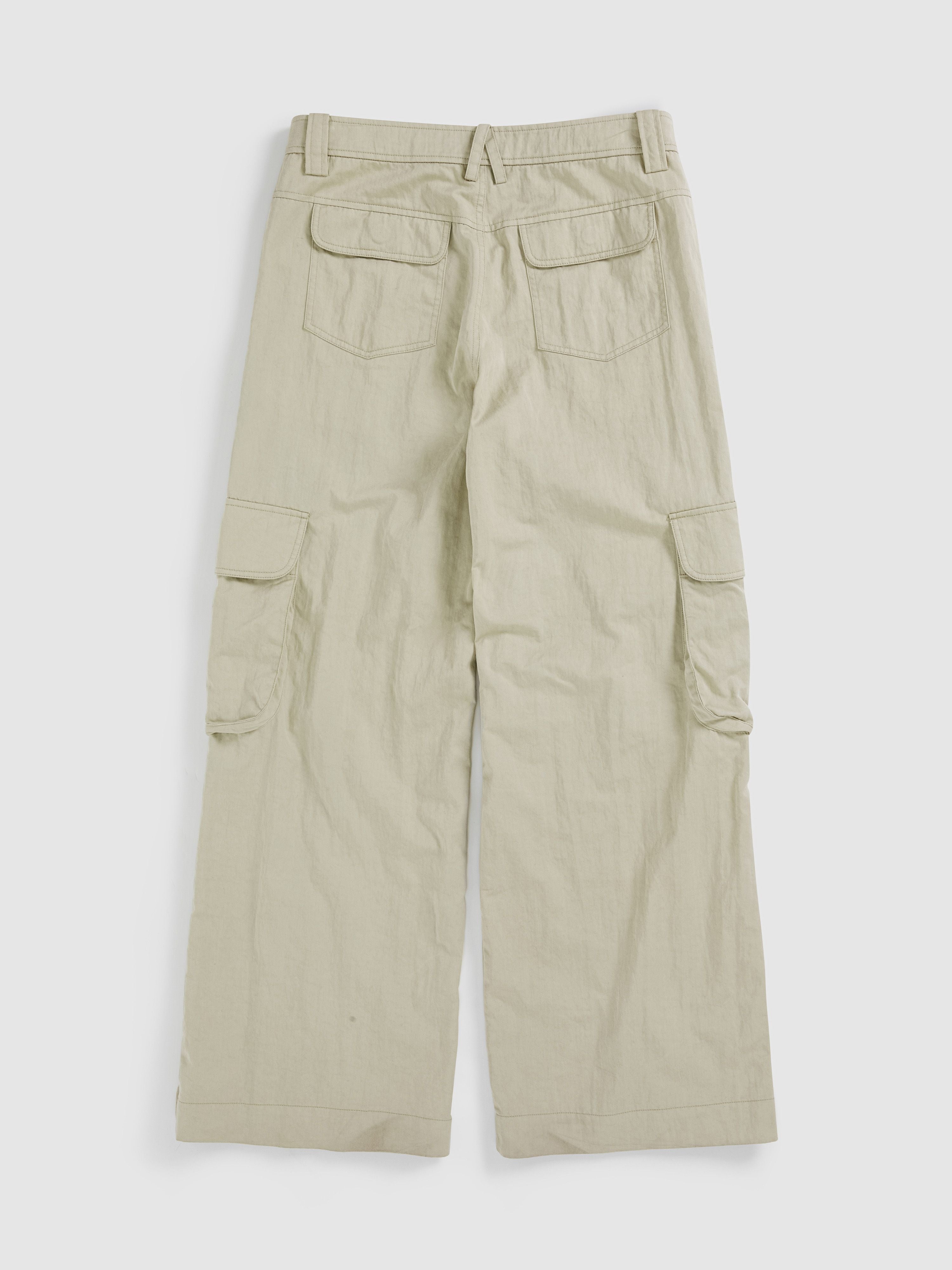 Distressed Washed Cargo Trousers - 8