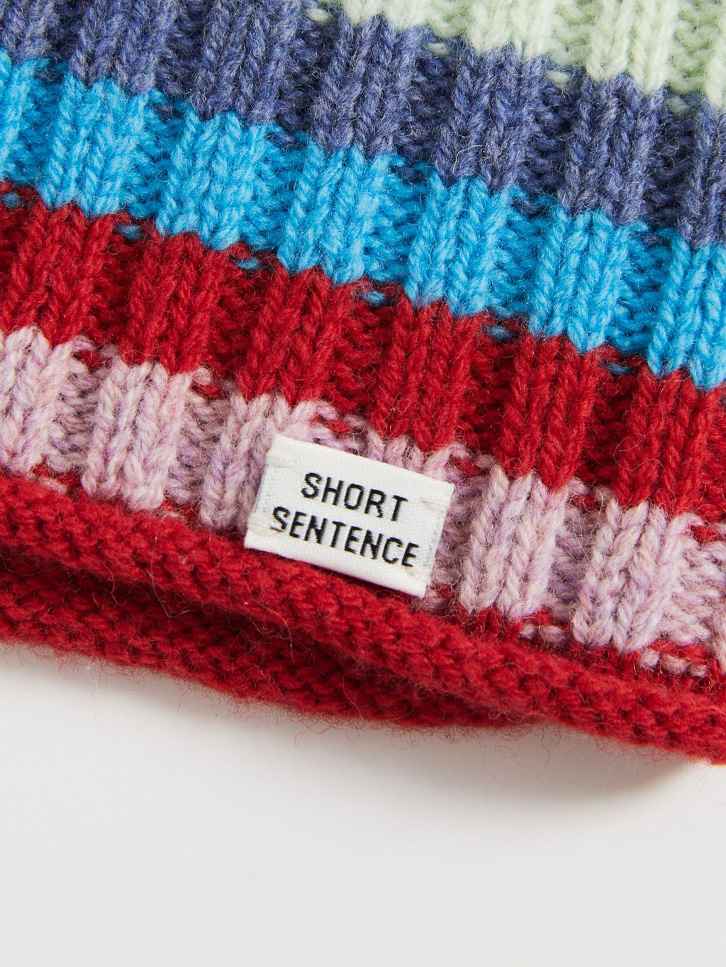 Colorful Striped Knit Hat - 4