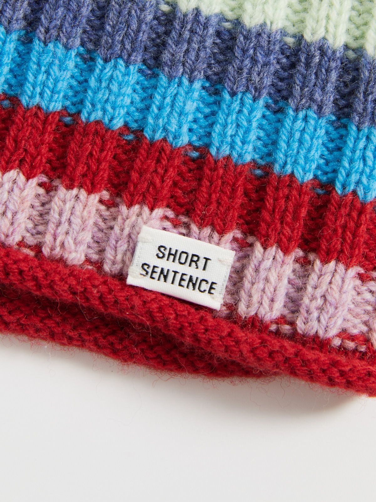 Colorful Striped Knit Hat - 4