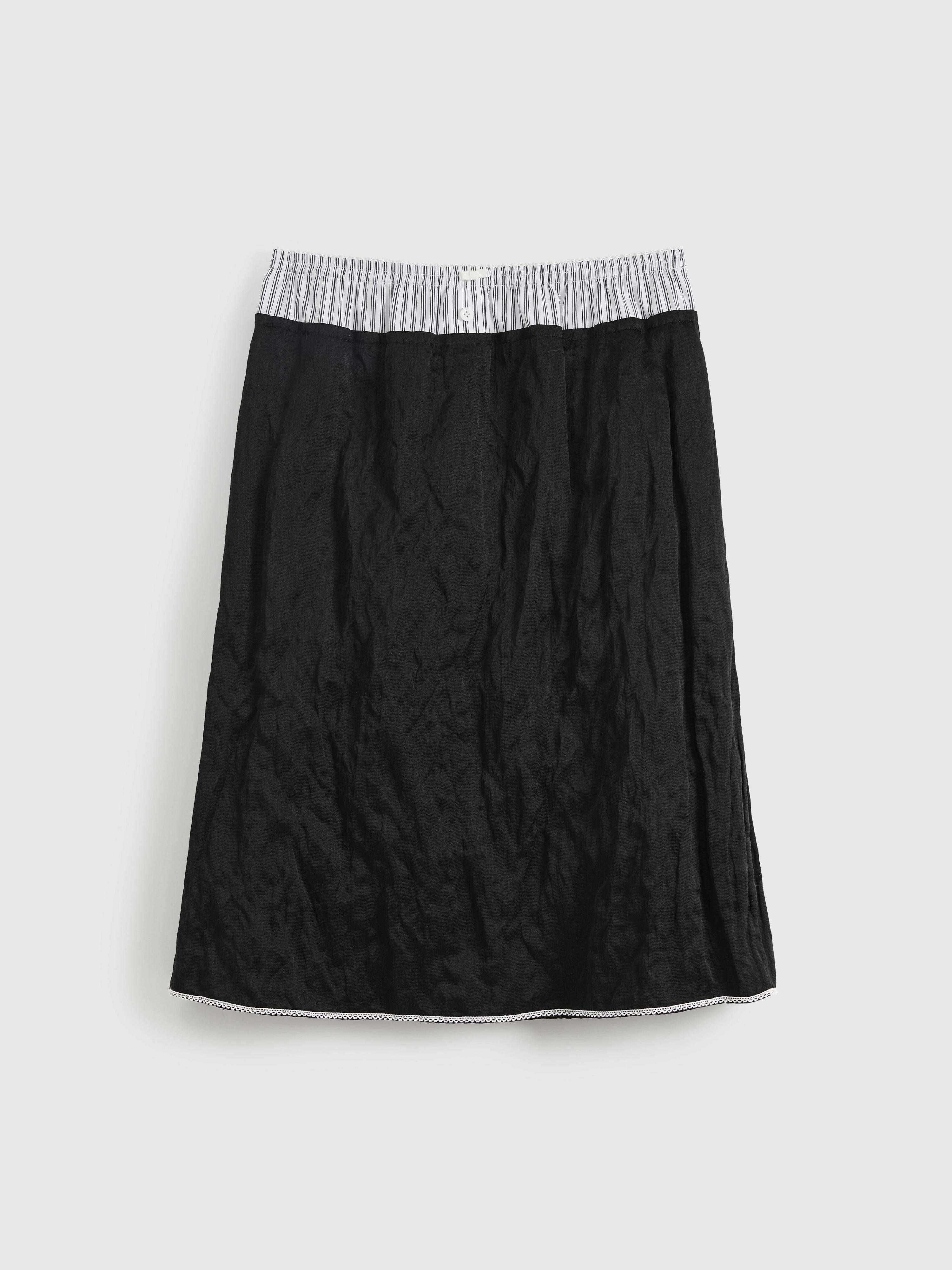 Double‑Layer Midi Skirt - 8