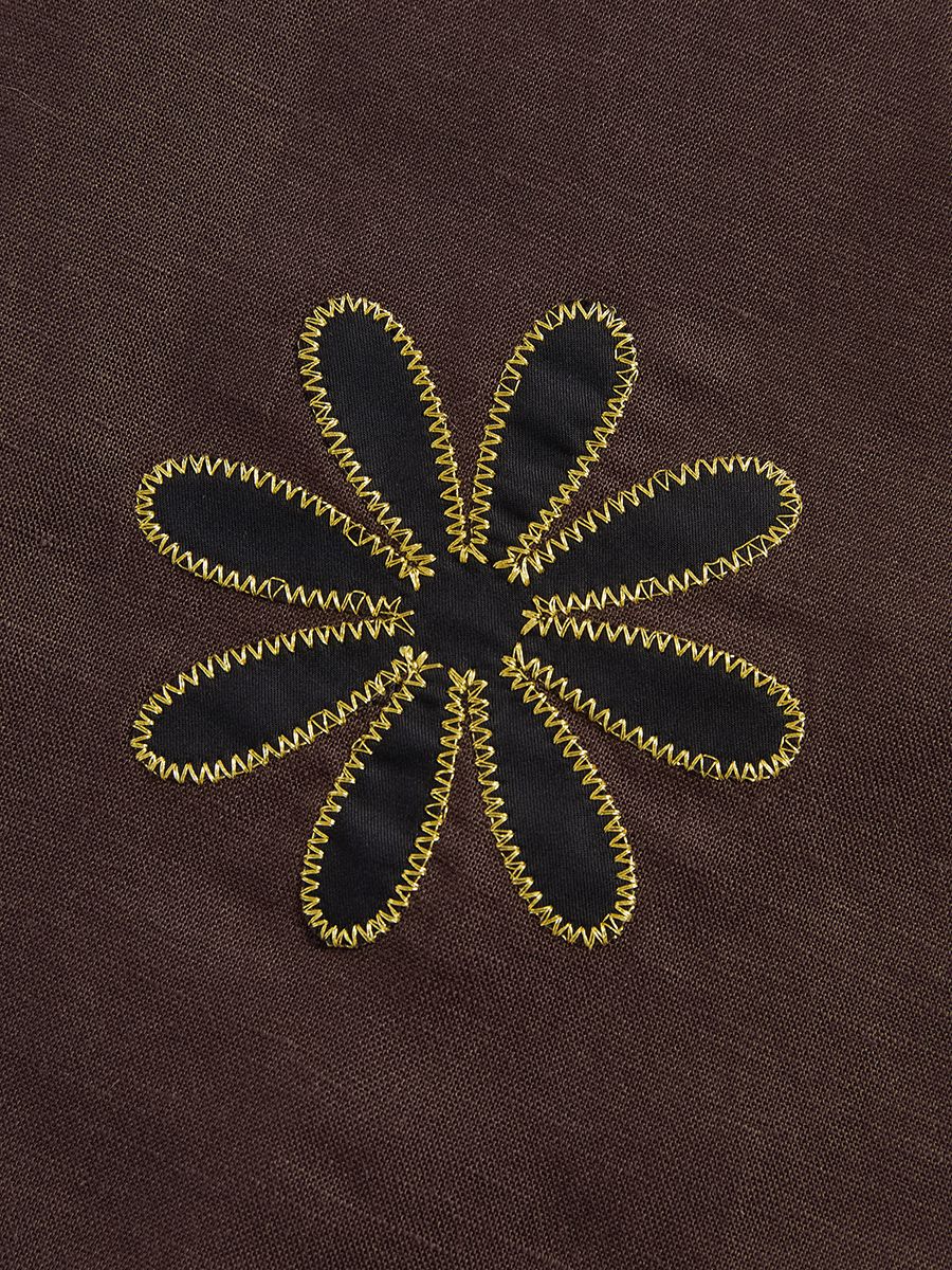 Floral Appliqué A-line Top - 6