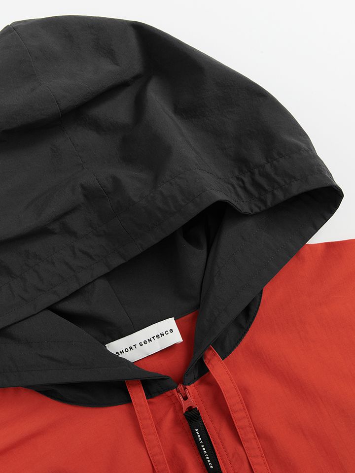 Hooded Colorblock Bomber Jacket - 6