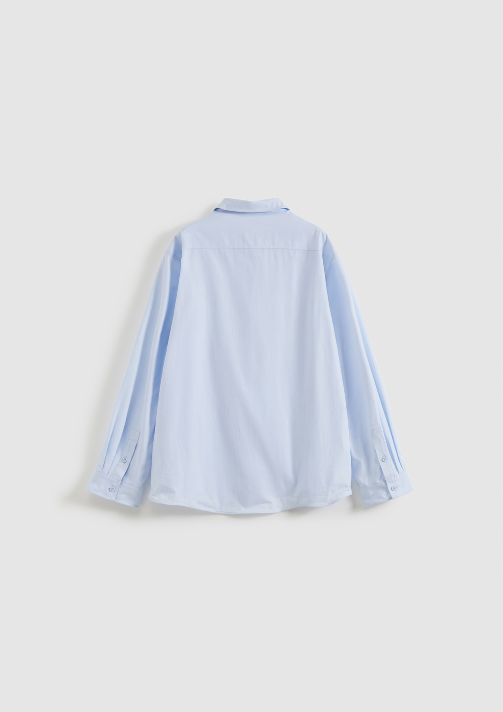 Twisted Placket Long Sleeve Shirt