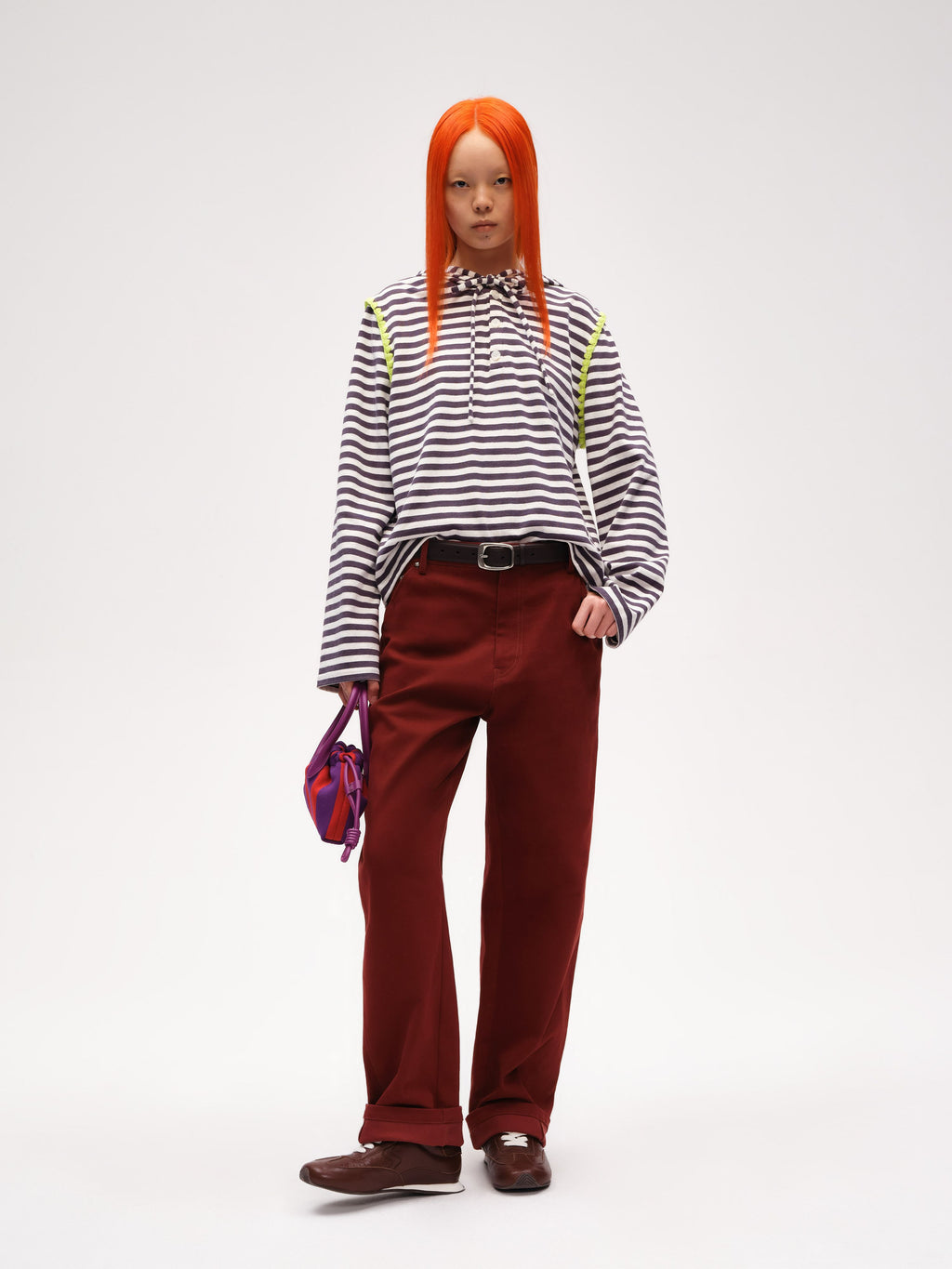 Loose Tapered Casual Pants - 1