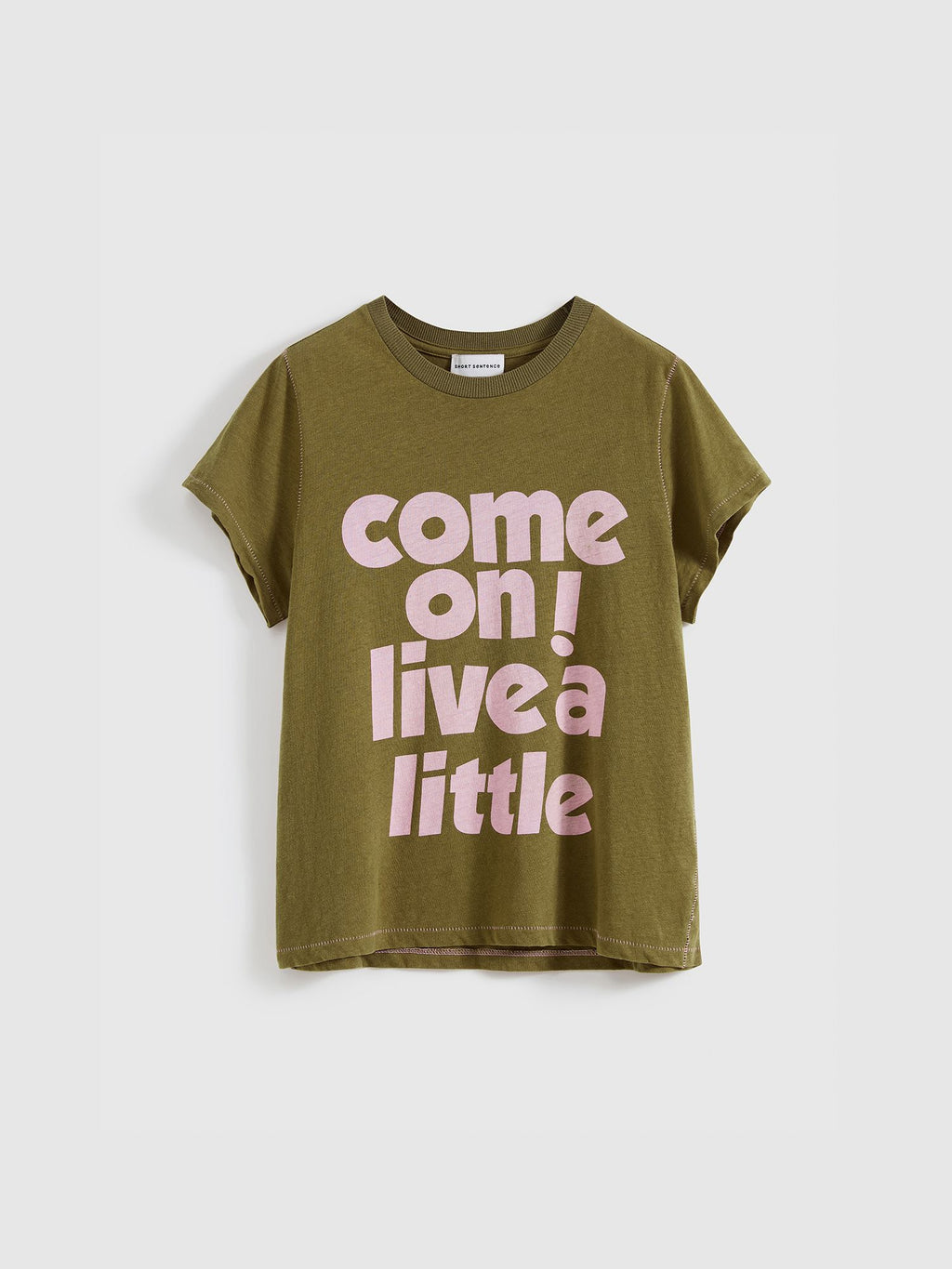 Slogan Print Slim Fit T‑shirt - 8