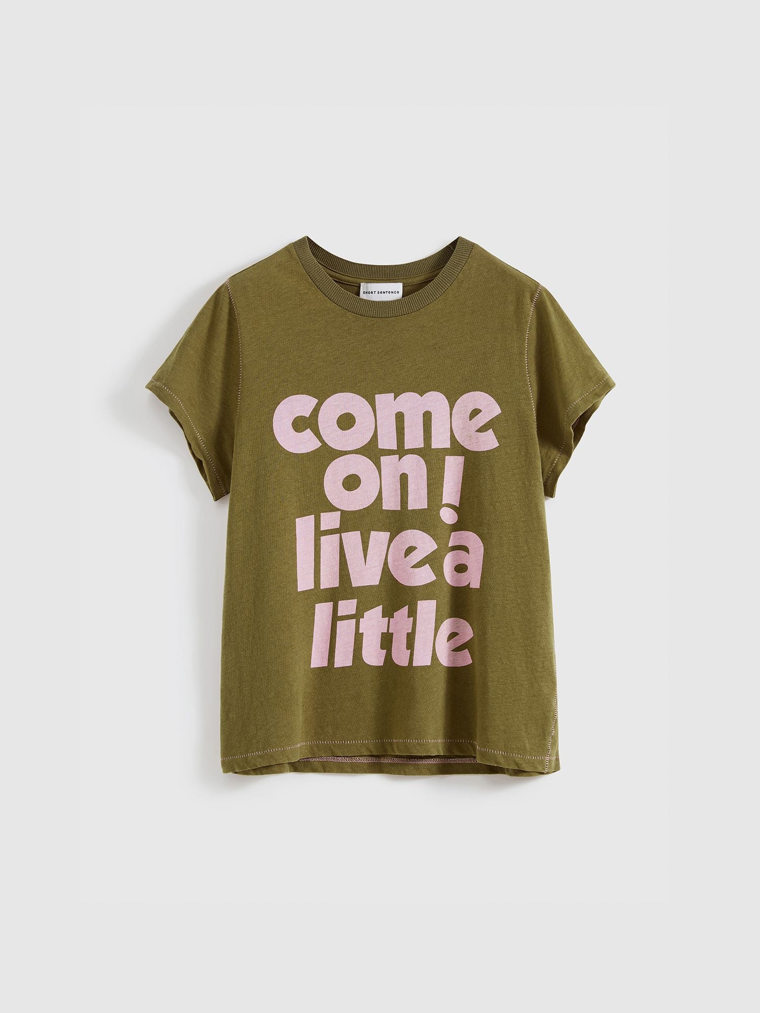 Slogan Print Slim Fit T‑shirt - 8