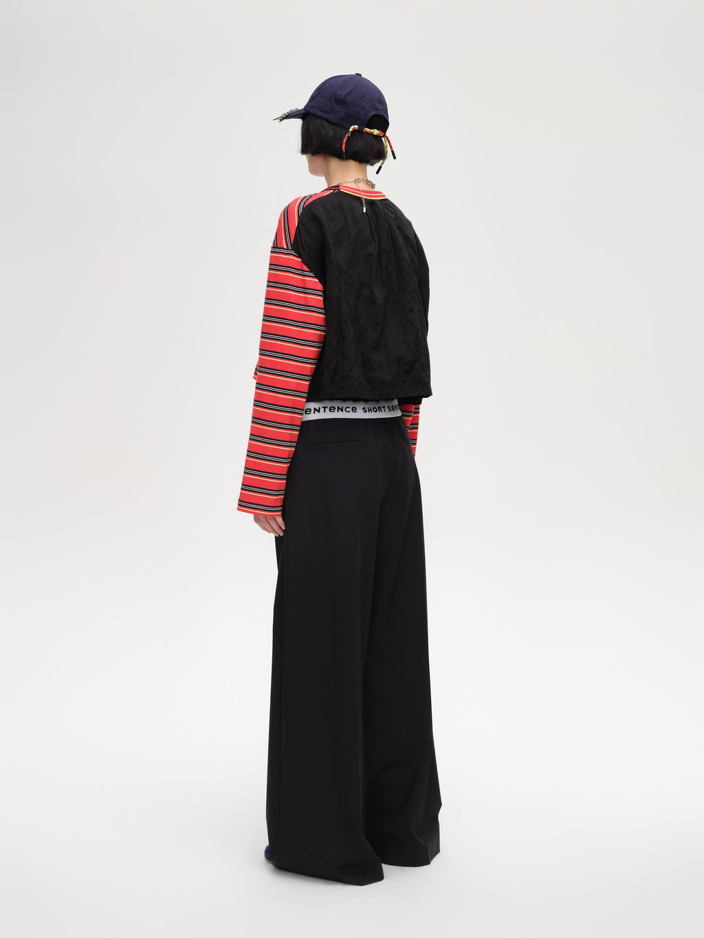 Jacquard Waistband Trousers - 3