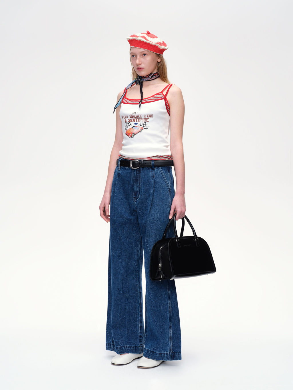 Printed Slim‑fit Tank Top - 3