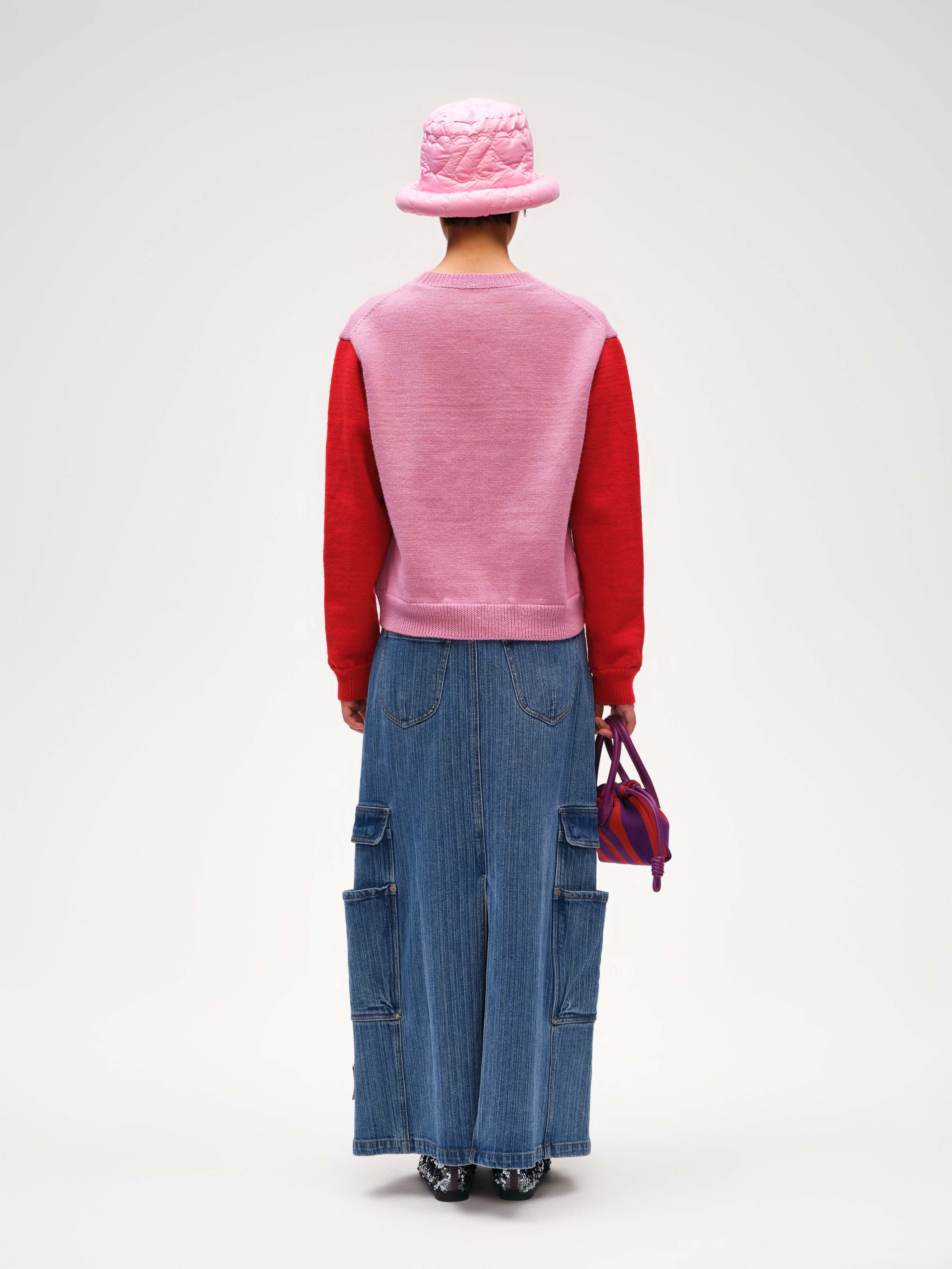 Workwear Bamboo Denim Midi Skirt - 4