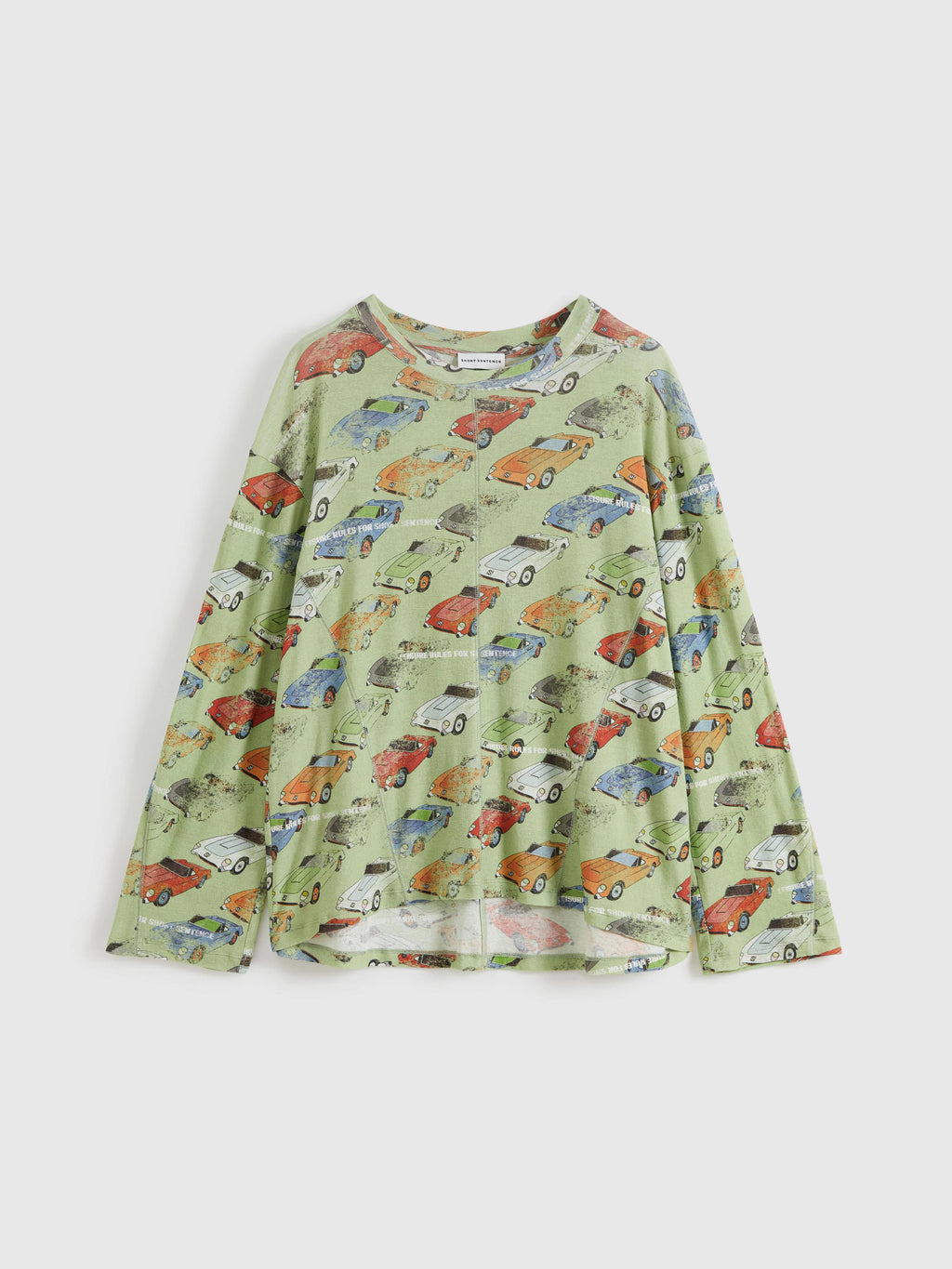 Oversized Car‑Print T‑shirt - 8