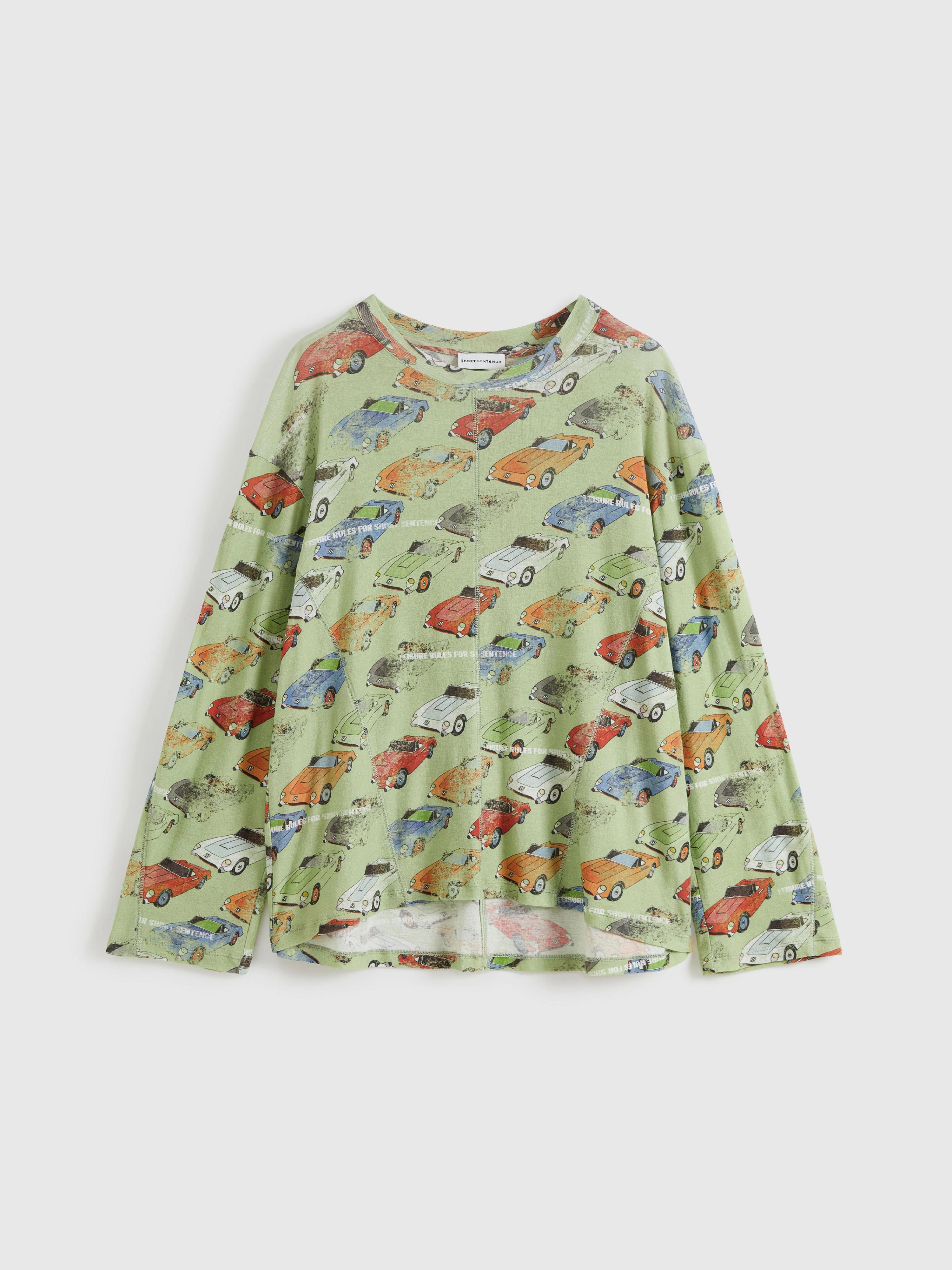 Oversized Car‑Print T‑shirt - 8