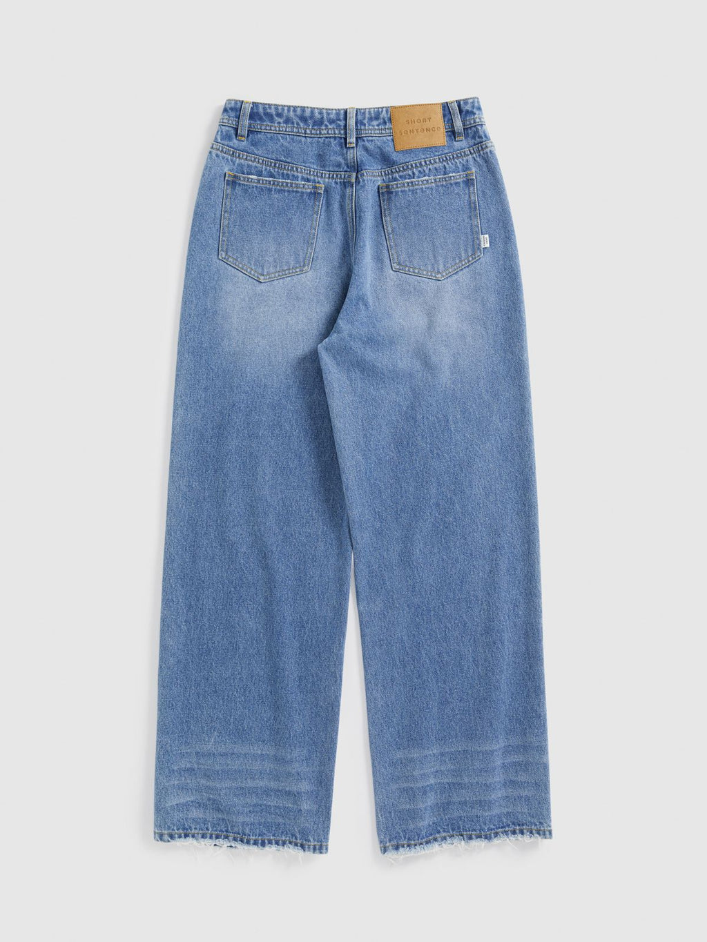 6-Pocket Mid-Rise Straight Jeans - 8