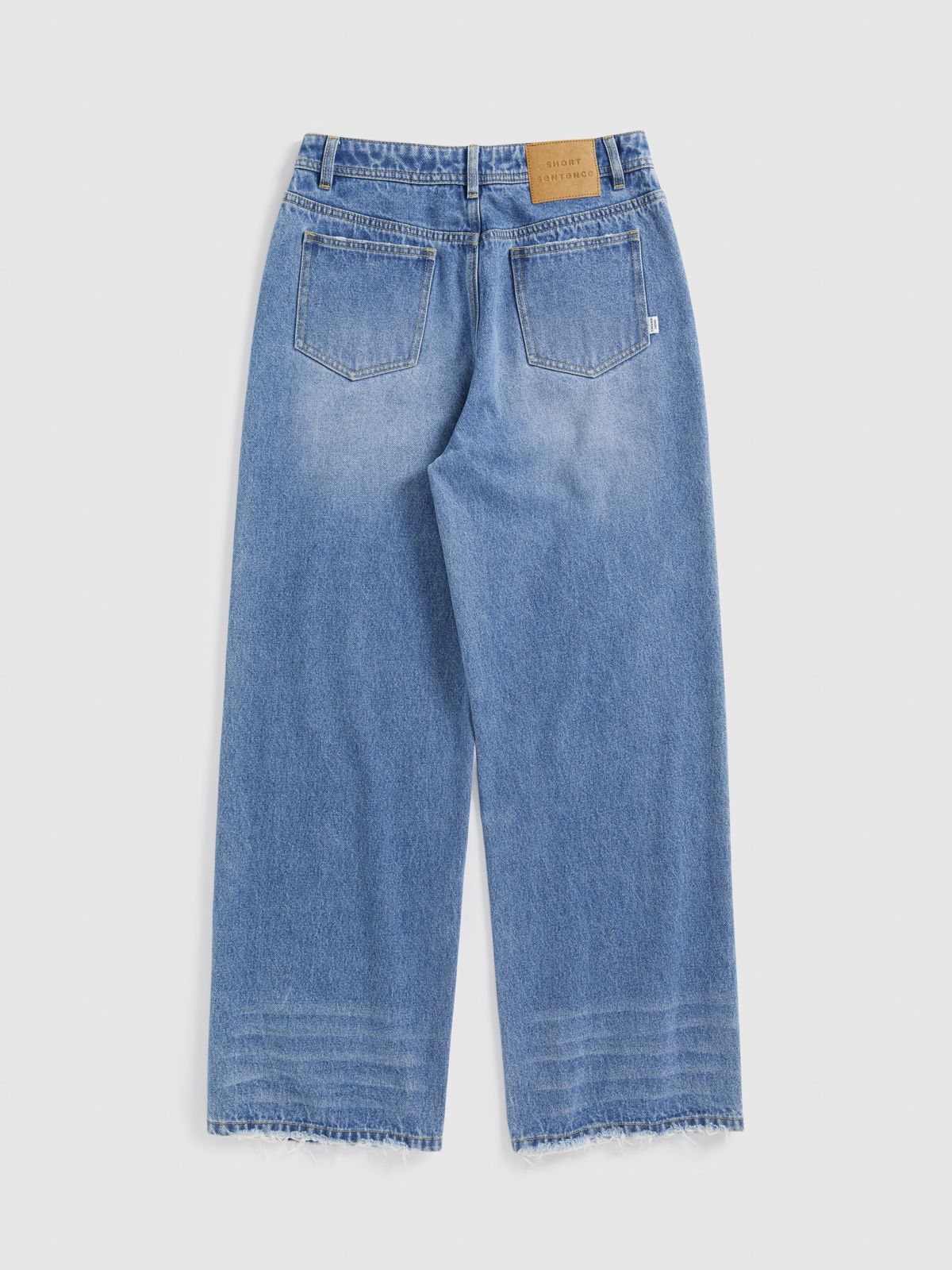 6-Pocket Mid-Rise Straight Jeans - 8