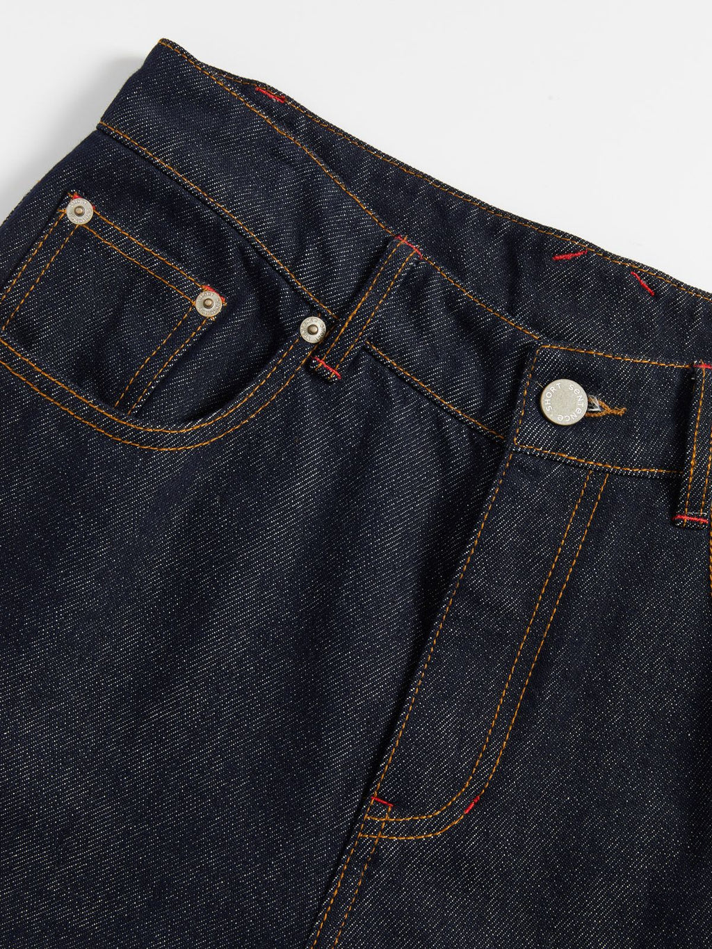 Wide Cuffed Indigo Jeans - 6