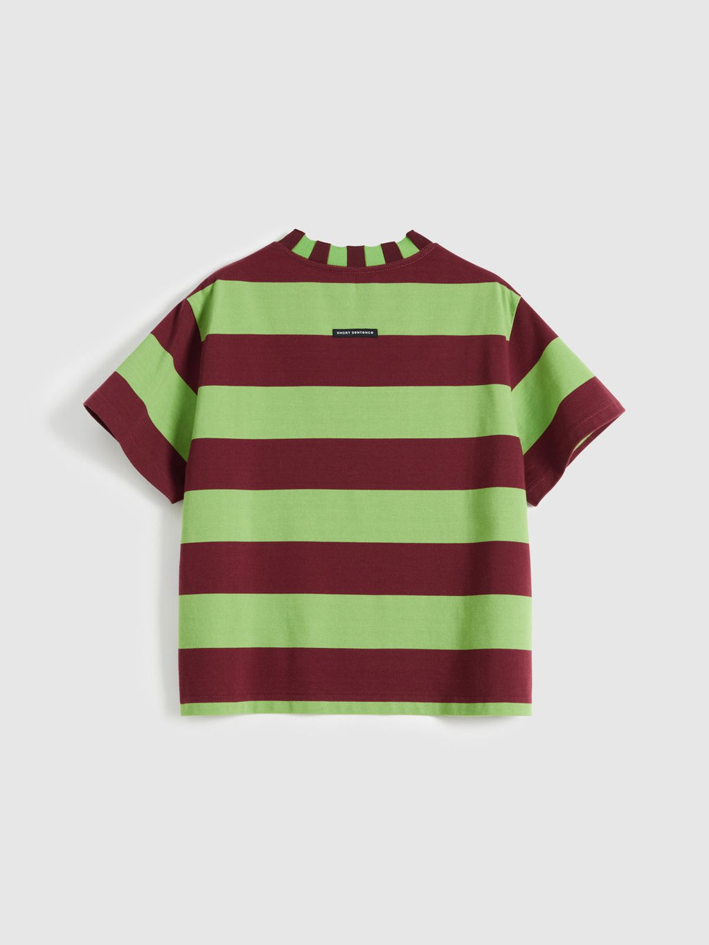 Contrast Stripe Boxy Tee - 7