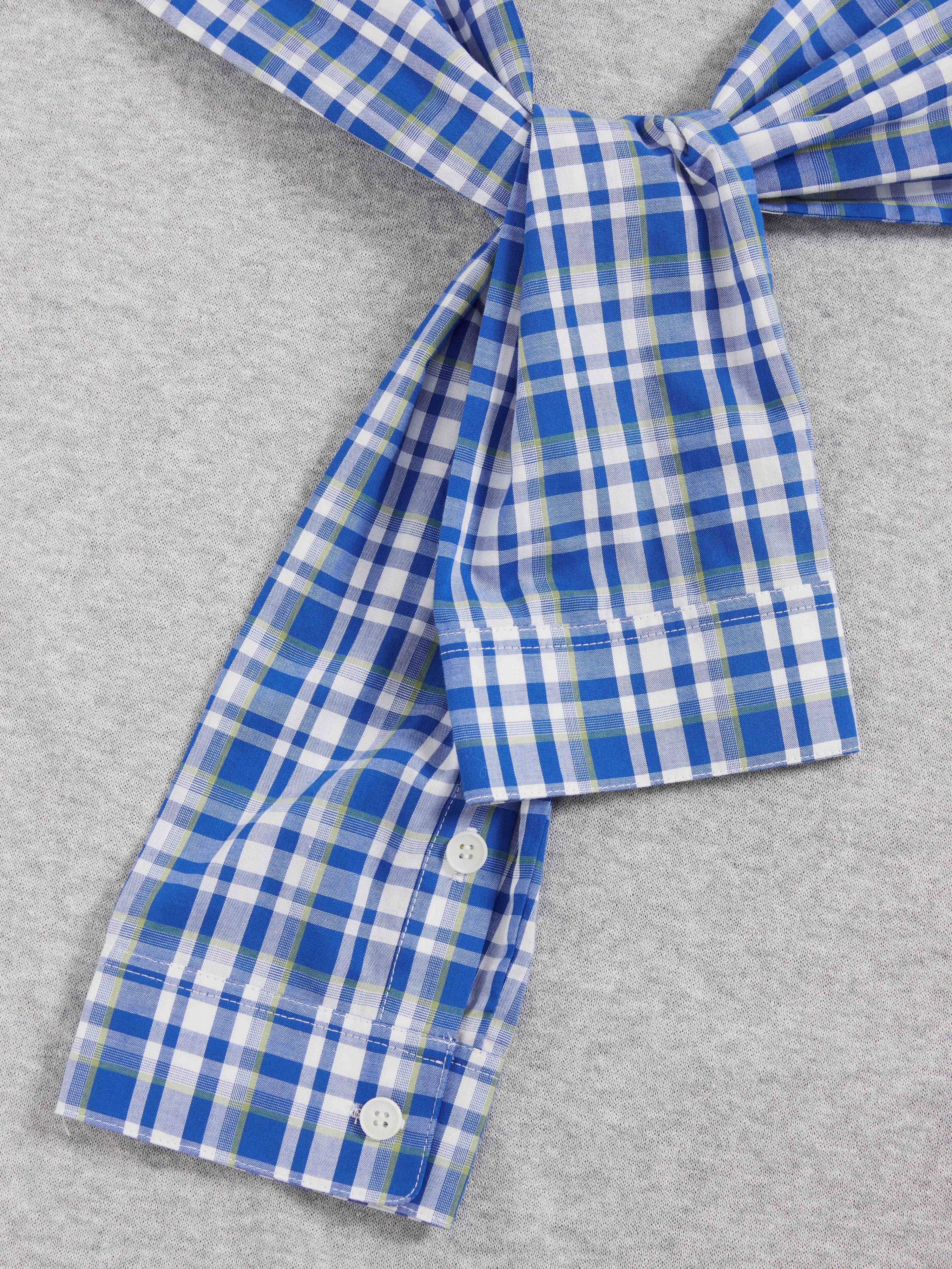 Shawl Collar Sleeveless Knit Dress - 4
