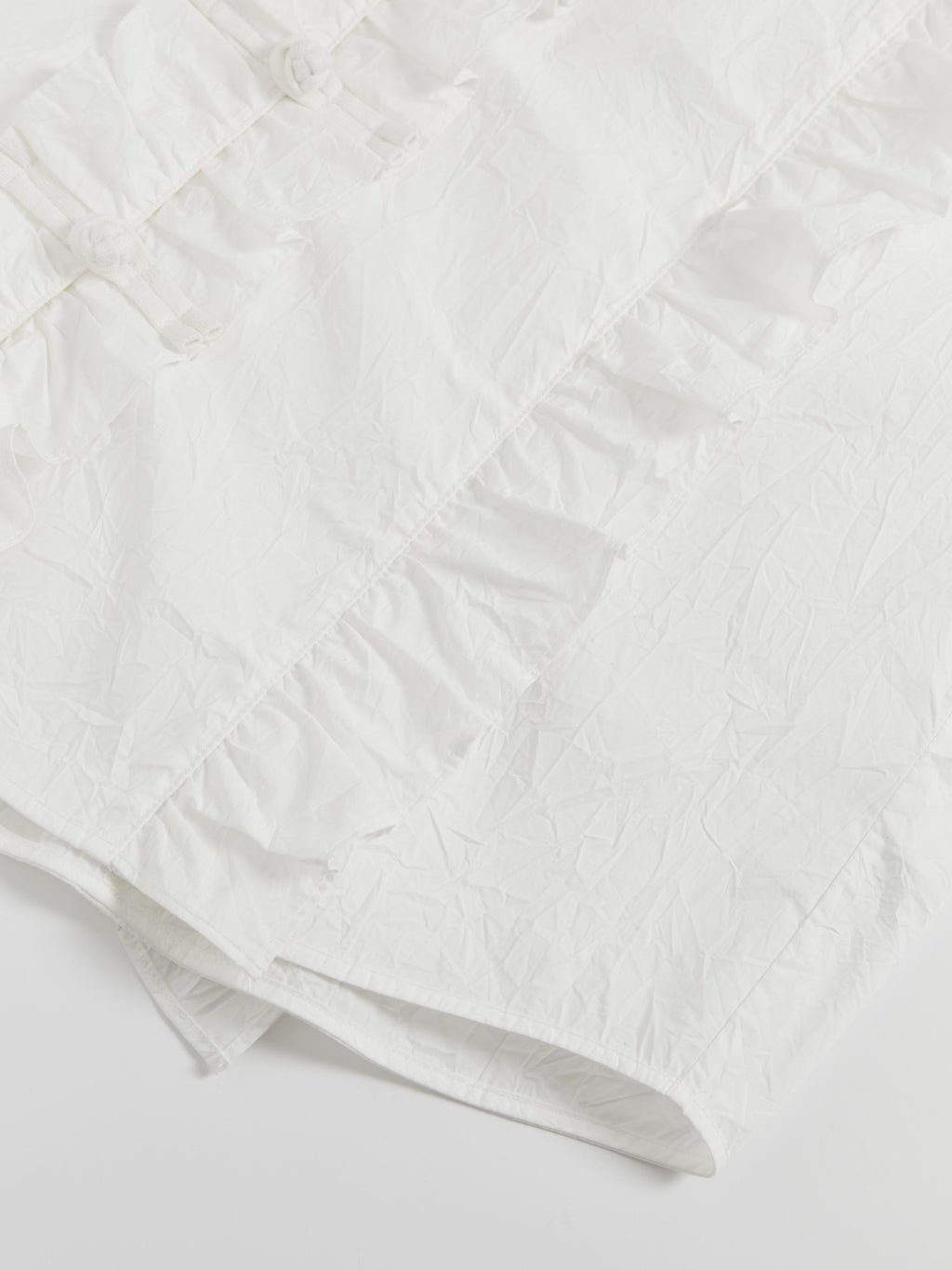 Wrinkled Button-Up Shirt - 7