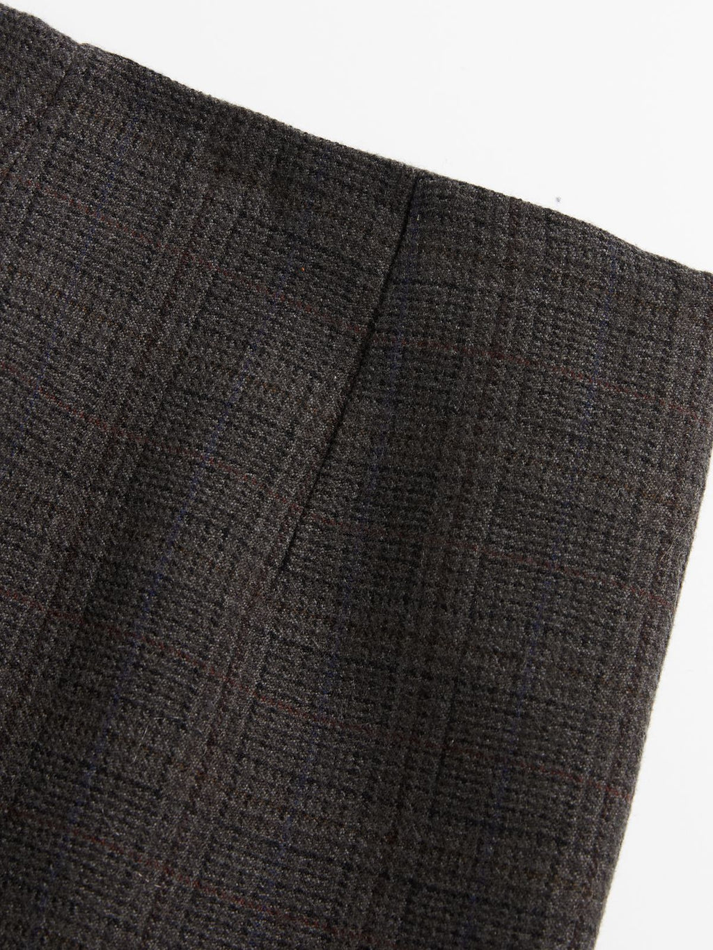 Ruffled Check Midi Skirt - 6