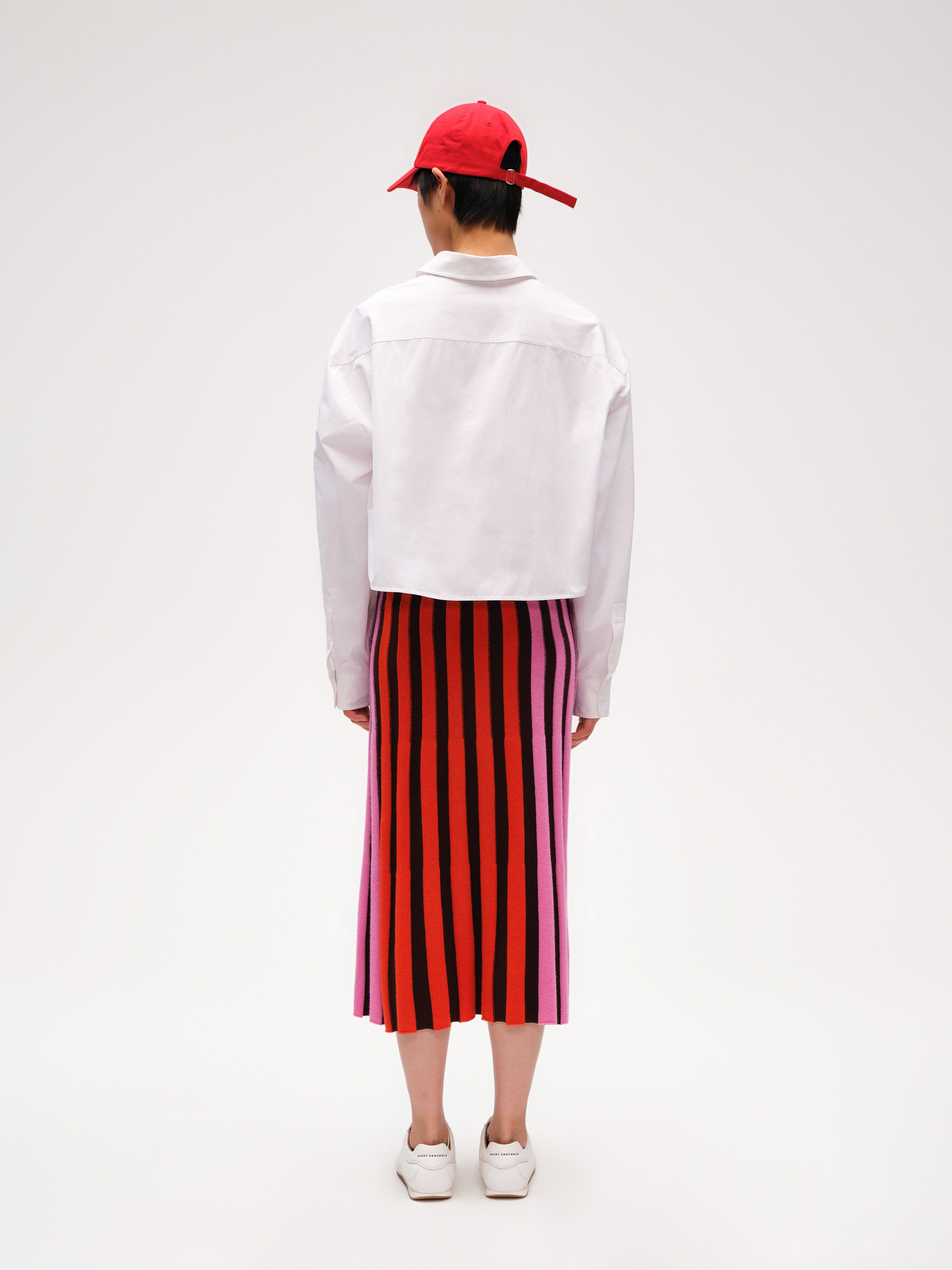 Vertical striped knit Skirt - 3