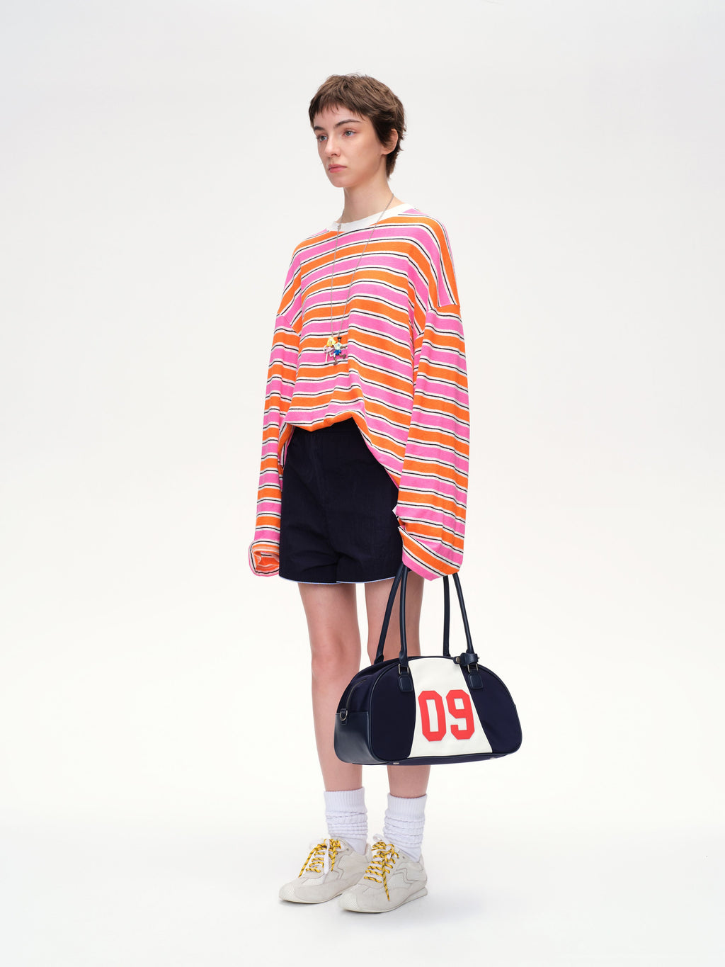 Cotton Linen Stripe Tee - 3