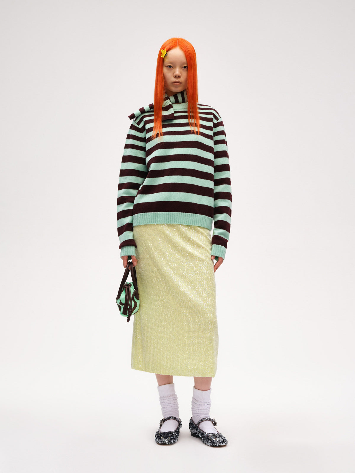 Two-color striped Knitwear - 1