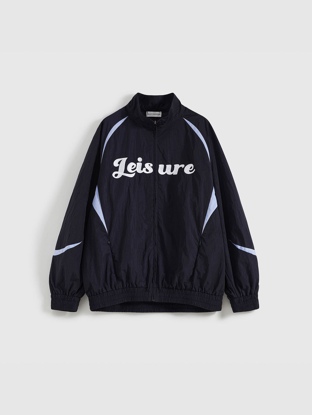 Lettering Embroidered Nylon Jacket - 8