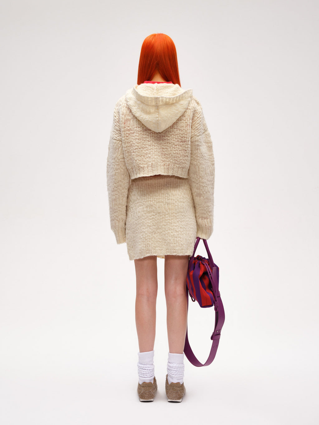 Handwork Wool Cropped Cardigan - 4