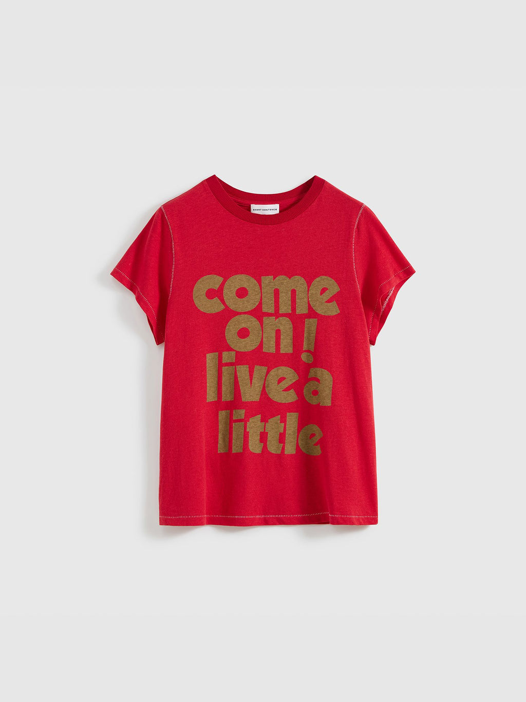 Slogan Print Slim Fit T‑shirt - 8