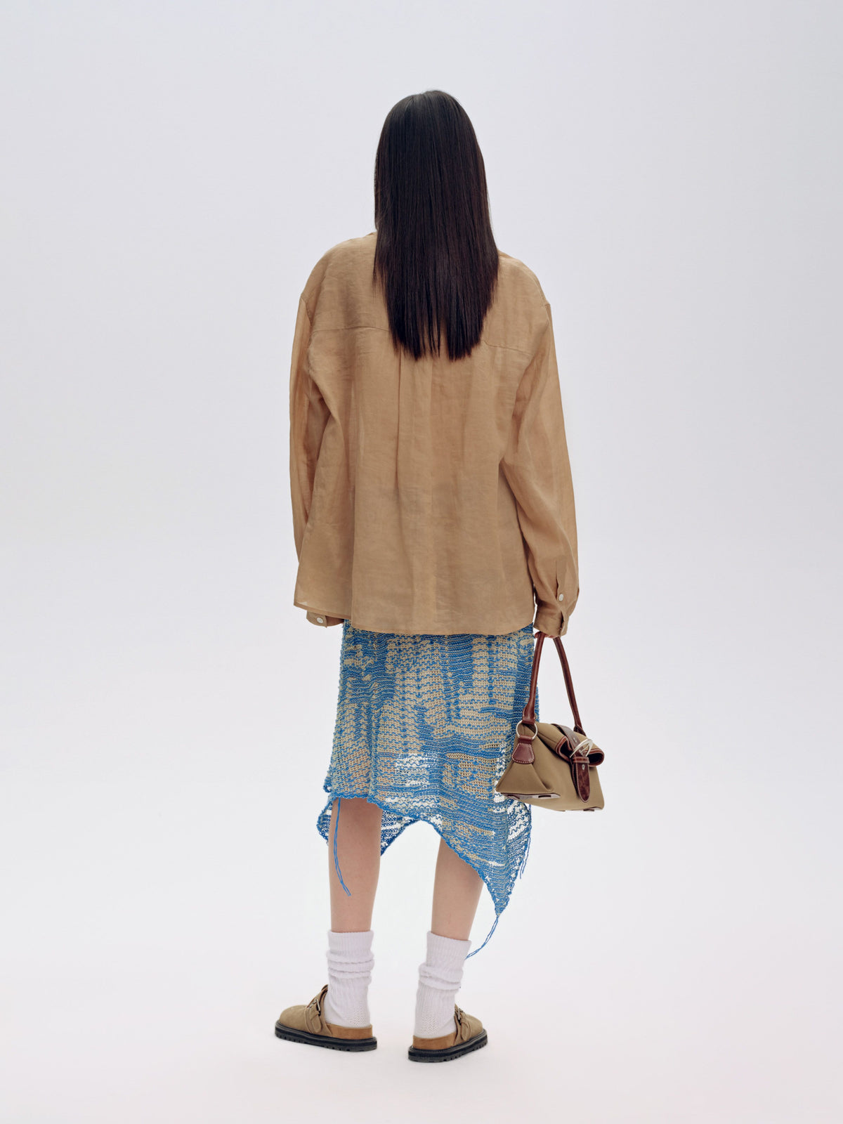 Ramie Logo Embroidered Shirt - 3