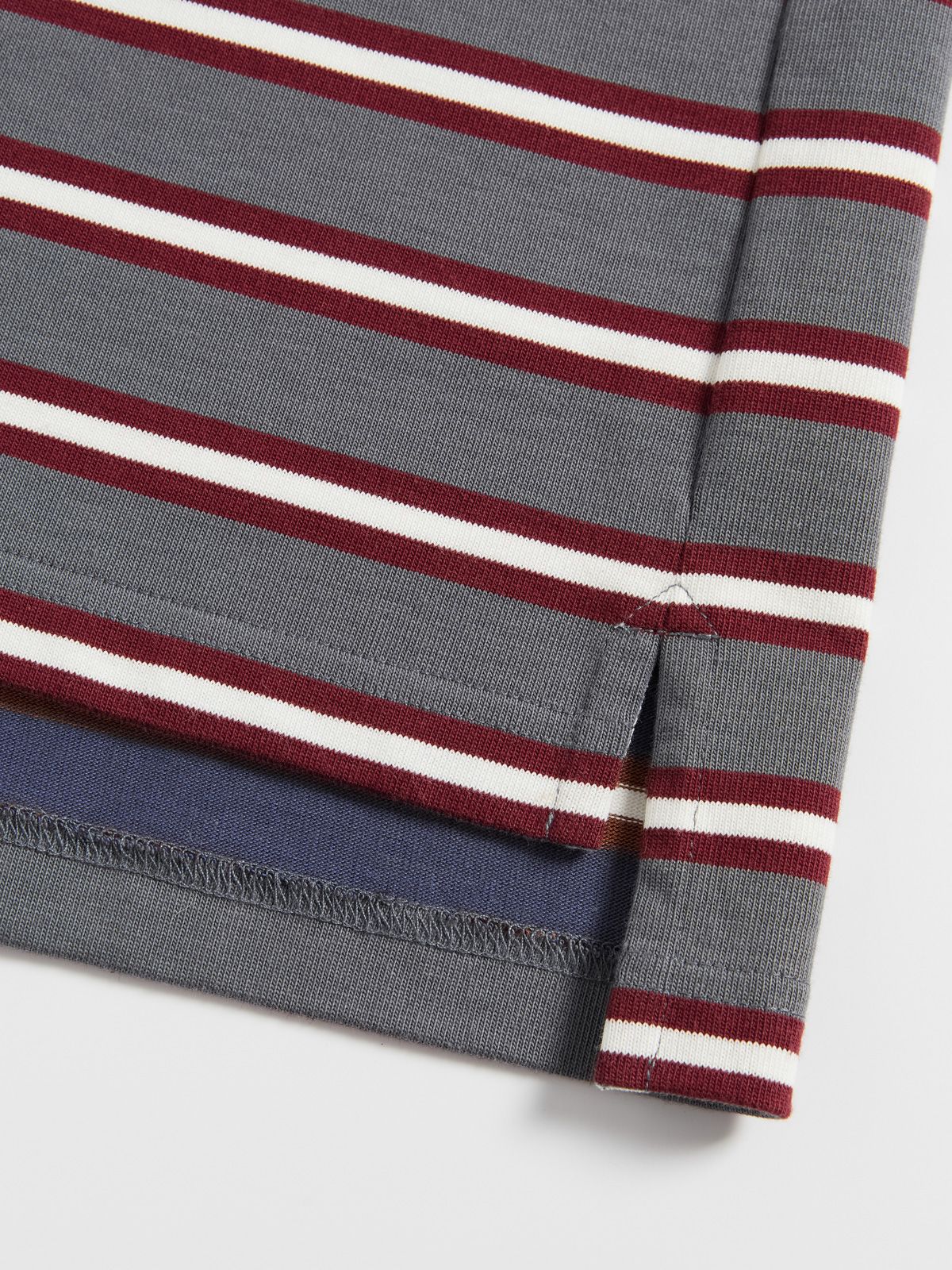 Contrast Stripe Boxy Tee - 6